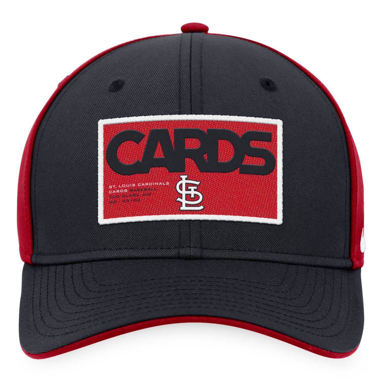 Nike Red St Louis Cardinals Classic99 Colorblock Performance Snapback Hat - view number 2