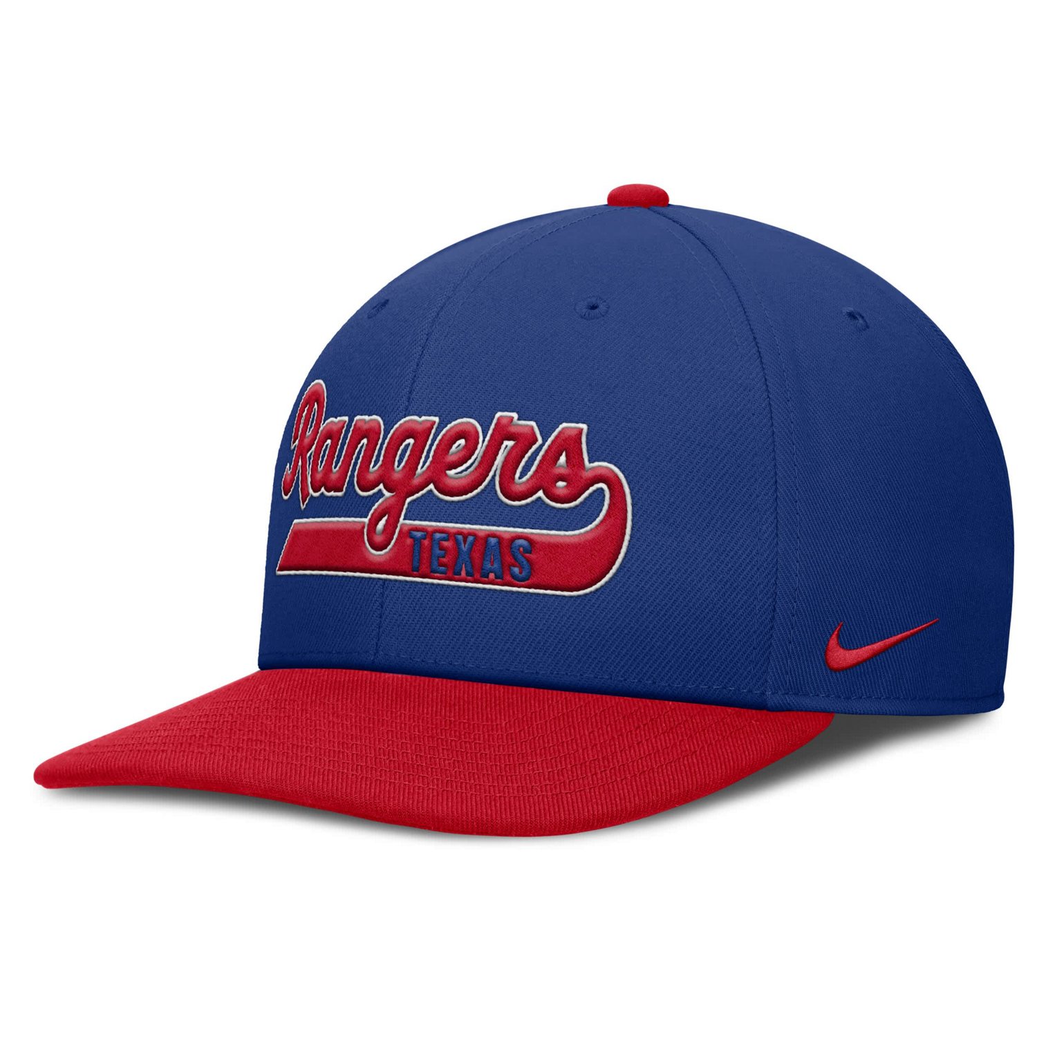 Nike Red Texas Rangers Pro Performance Snapback Hat - view number 3