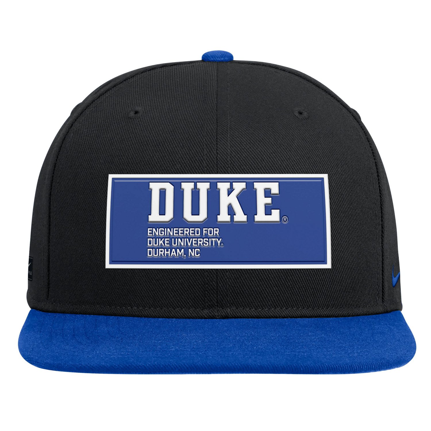 Nike Royal Duke Blue Devils 2025 On-Field Patch Pro Dri-FIT Snapback Hat - view number 2