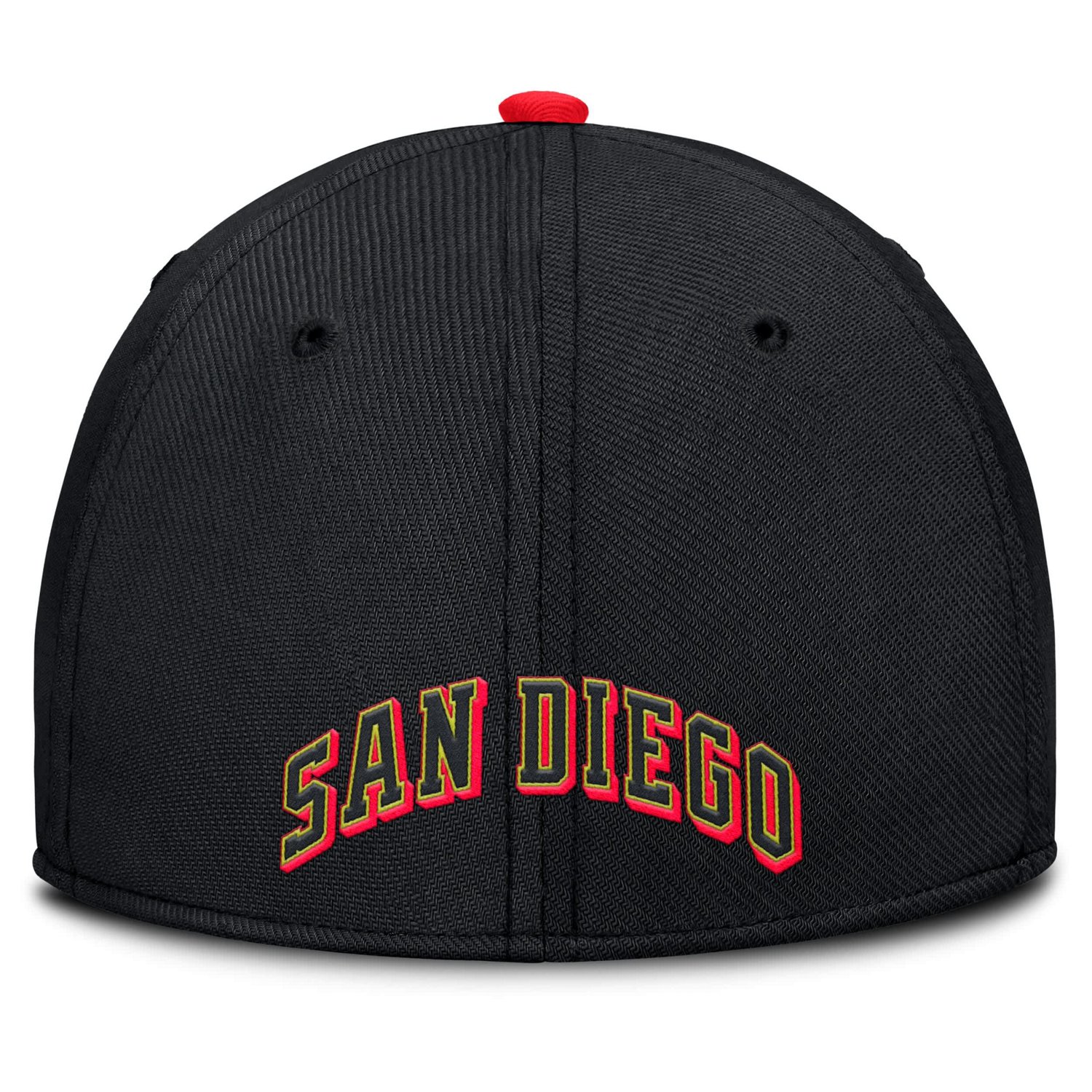Nike San Diego Padres Neon 90s Rise SwooshFlex Hat