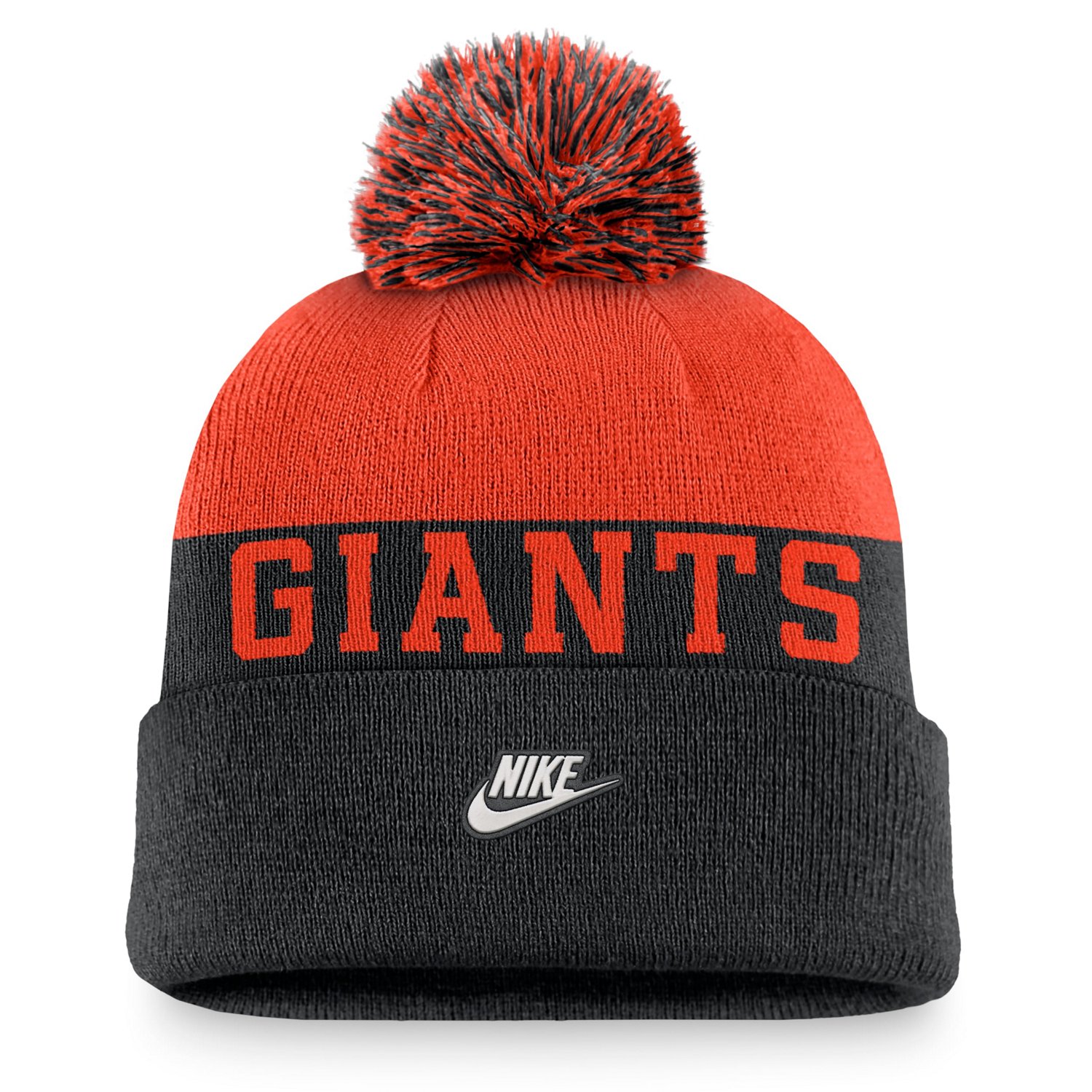 Nike San Francisco Giants Rewind Peak Cuffed Knit Hat with Pom - view number 2