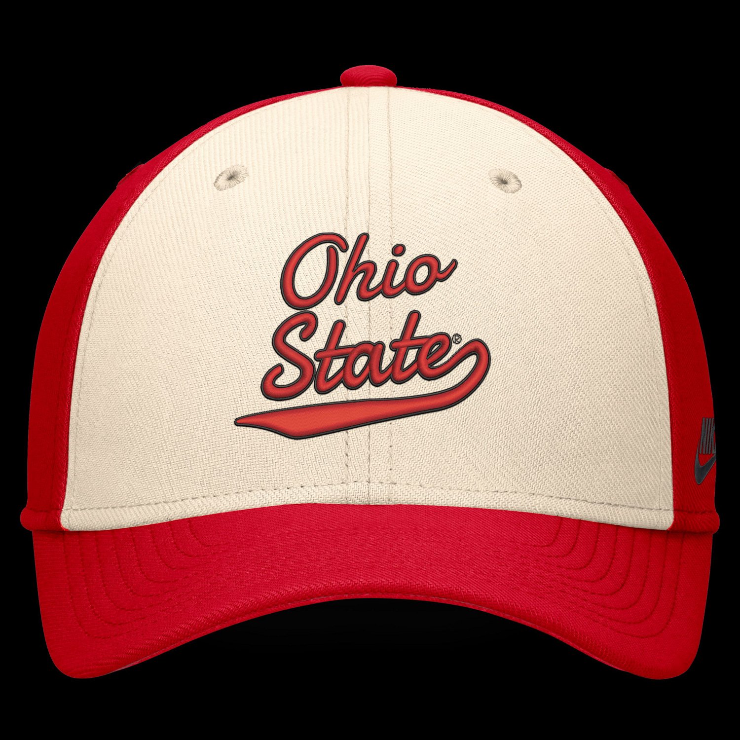 Nike Scarlet Ohio State Buckeyes Legacy Swooshflex Dri-FIT Hat - view number 2