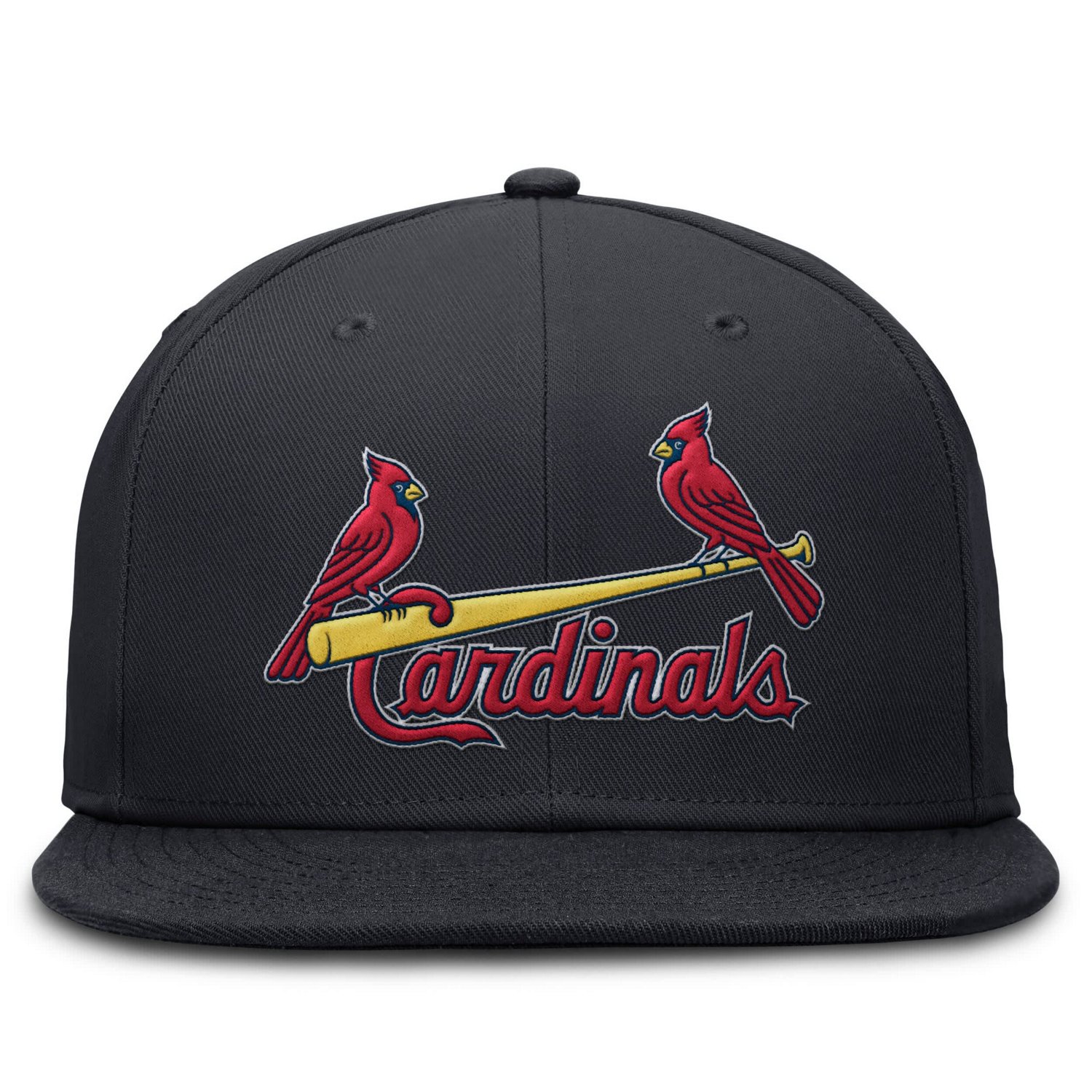 Nike St Louis Cardinals Wordmark Dri-FIT Round Bill True Fitted Hat - view number 2
