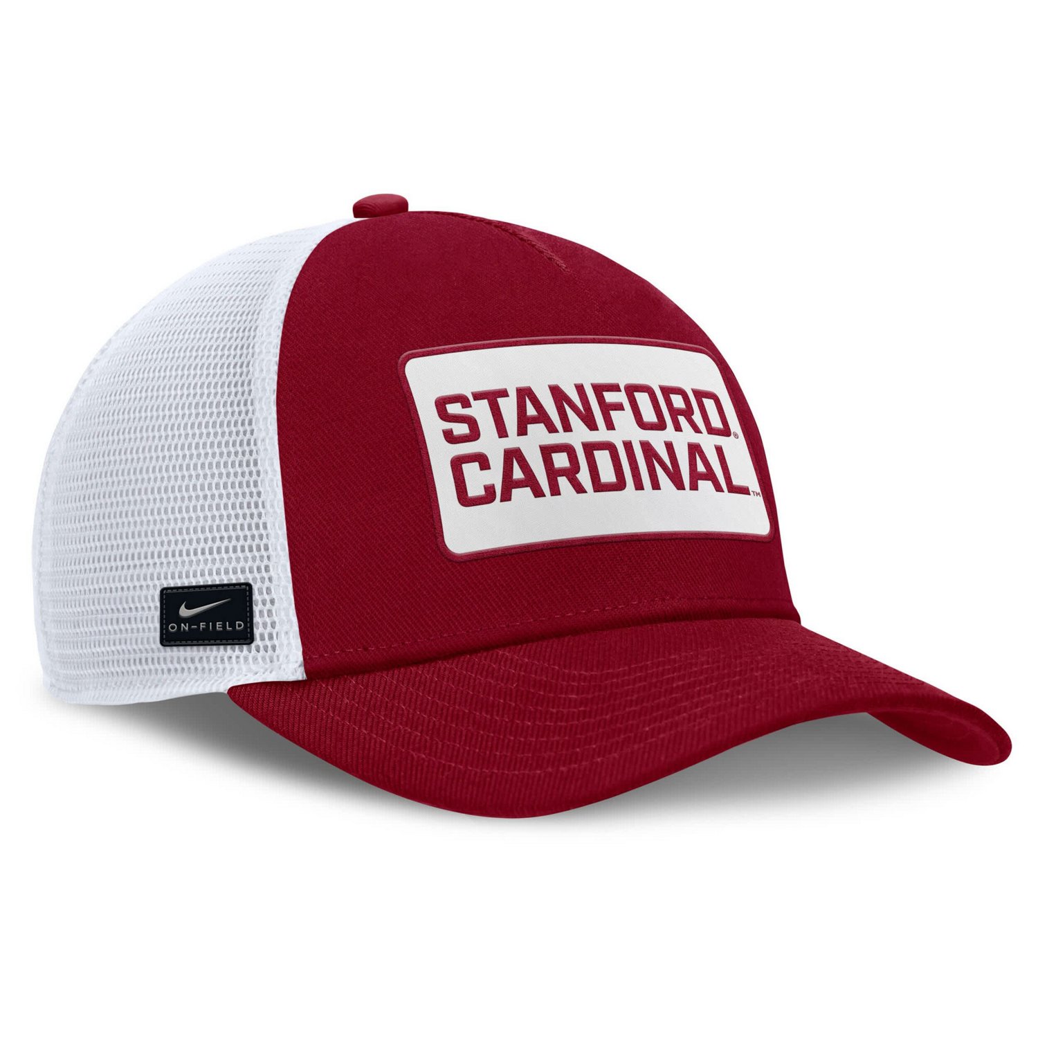 Nike Stanford 2025 On-Field Rise Patch Trucker Adjustable Hat - view number 3
