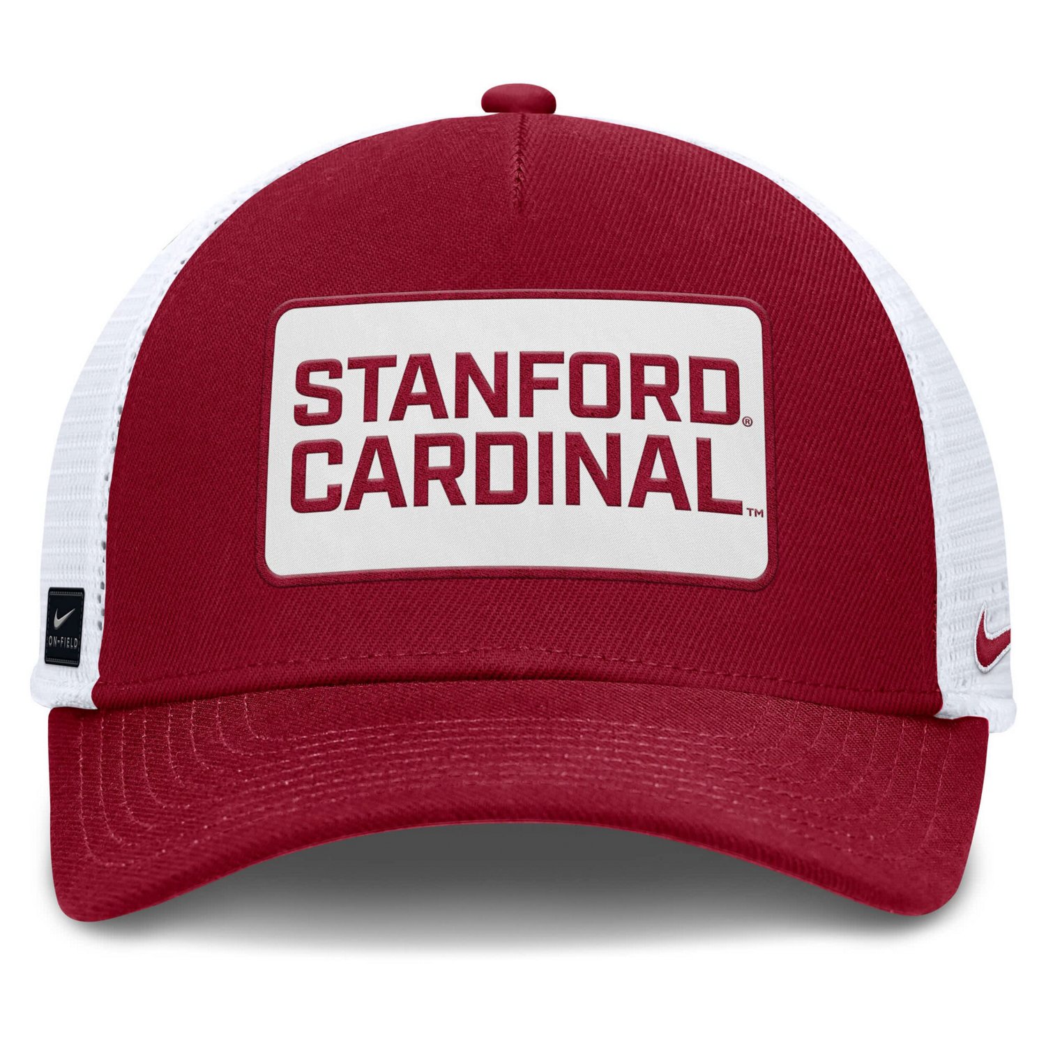 Nike Stanford 2025 On-Field Rise Patch Trucker Adjustable Hat - view number 2