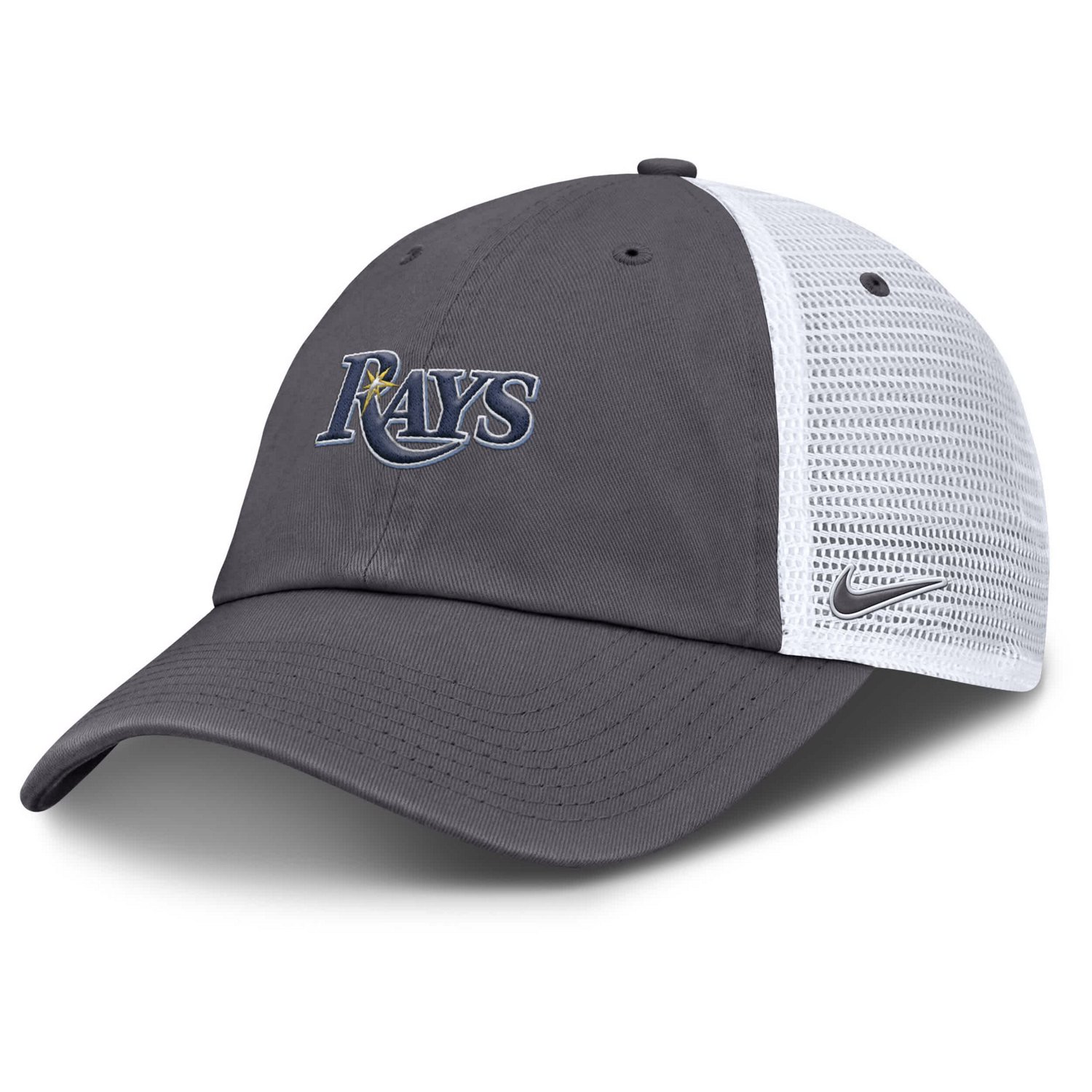 Nike Tampa Bay Rays Wordmark Club Adjustable Trucker Hat