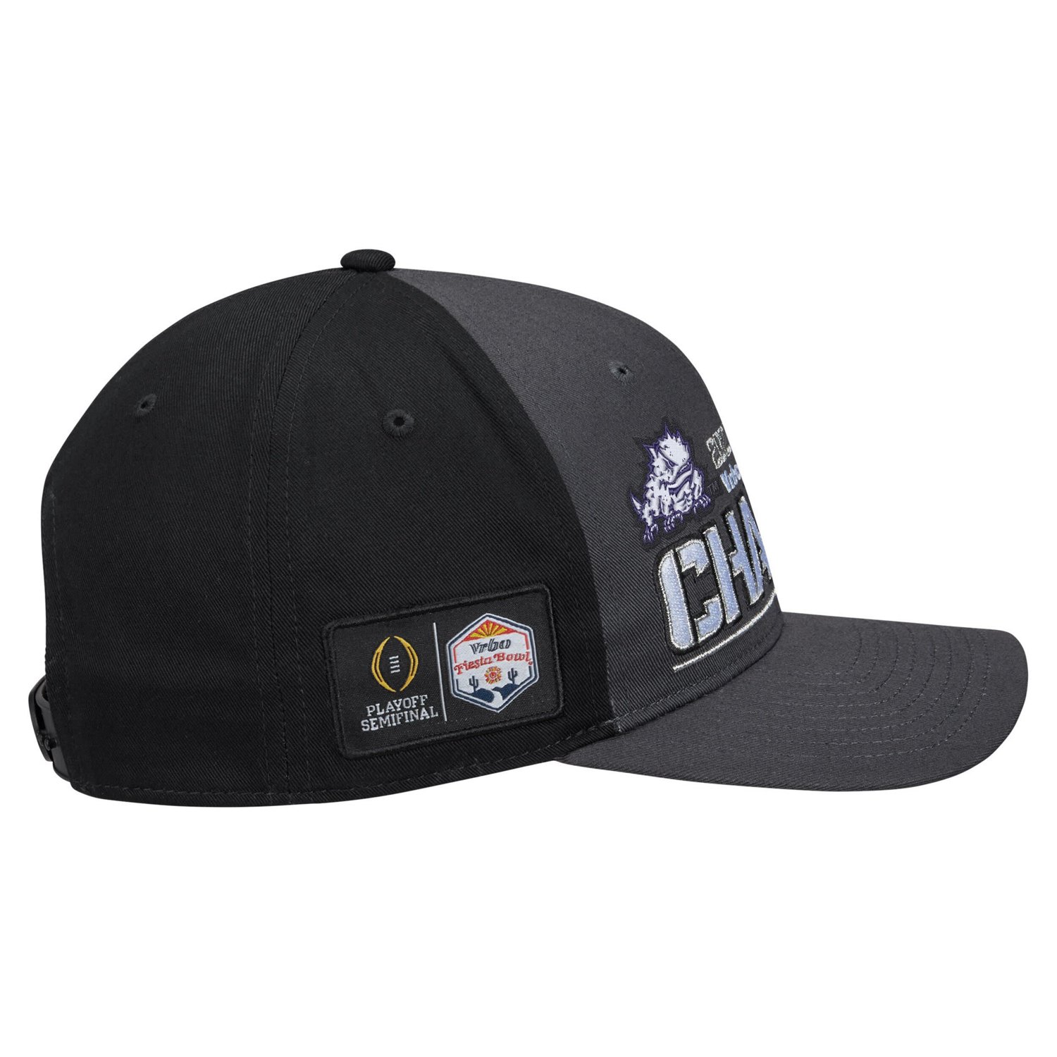 Nike TCU Horned Frogs College Football Playoff 2022 Fiesta Bowl Champions Locker Room CL99 Adjustable Hat                        - view number 2