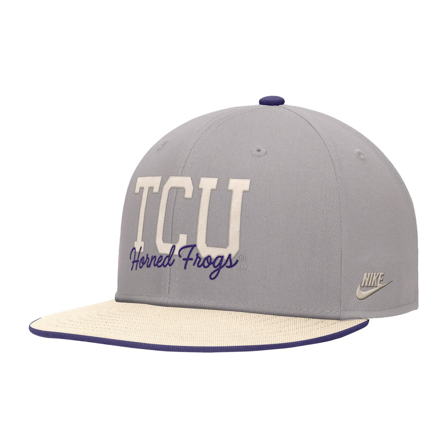 Nike TCU Horned Frogs Vintage Script Pro Dri-FIT Snapback Hat - view number 2