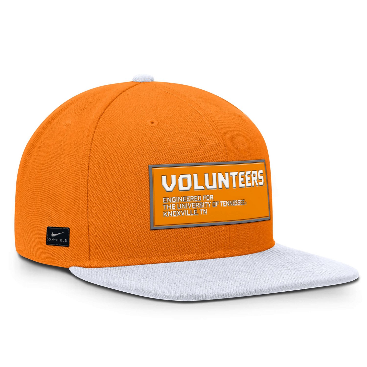 Nike Tennessee White Tennessee Volunteers 2025 On-Field Patch Pro Dri-FIT Snapback Hat - view number 3