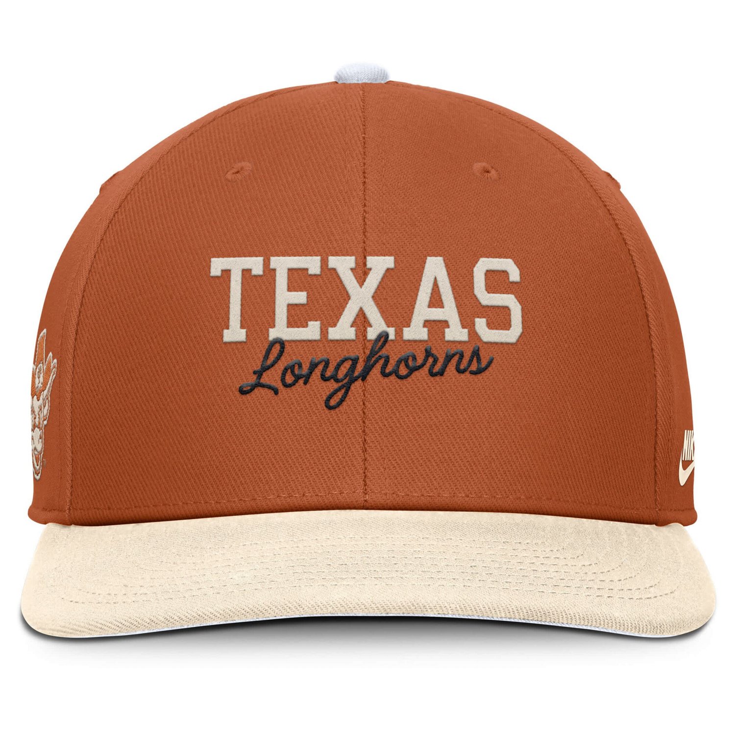 Nike Texas Cream Texas Longhorns Pro Legacy Script Snapback Hat - view number 2