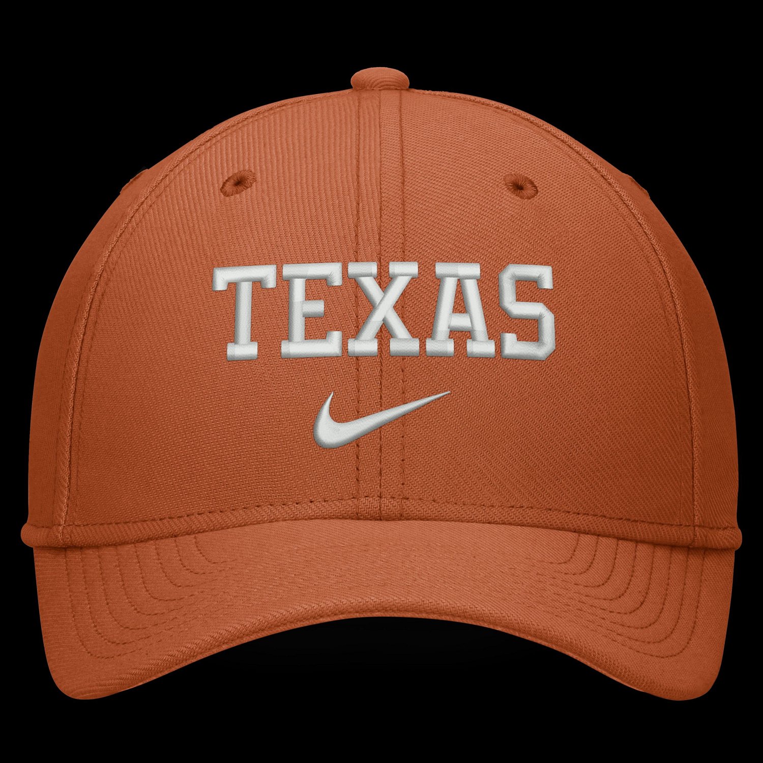 Nike Texas Texas Longhorns Rise On-Field SwooshFlex Dri-FIT Flex Hat - view number 2