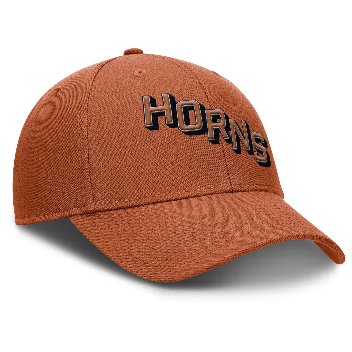 Nike Texas Texas Longhorns Slanted Primetime Rise Performance Adjustable Hat - view number 3