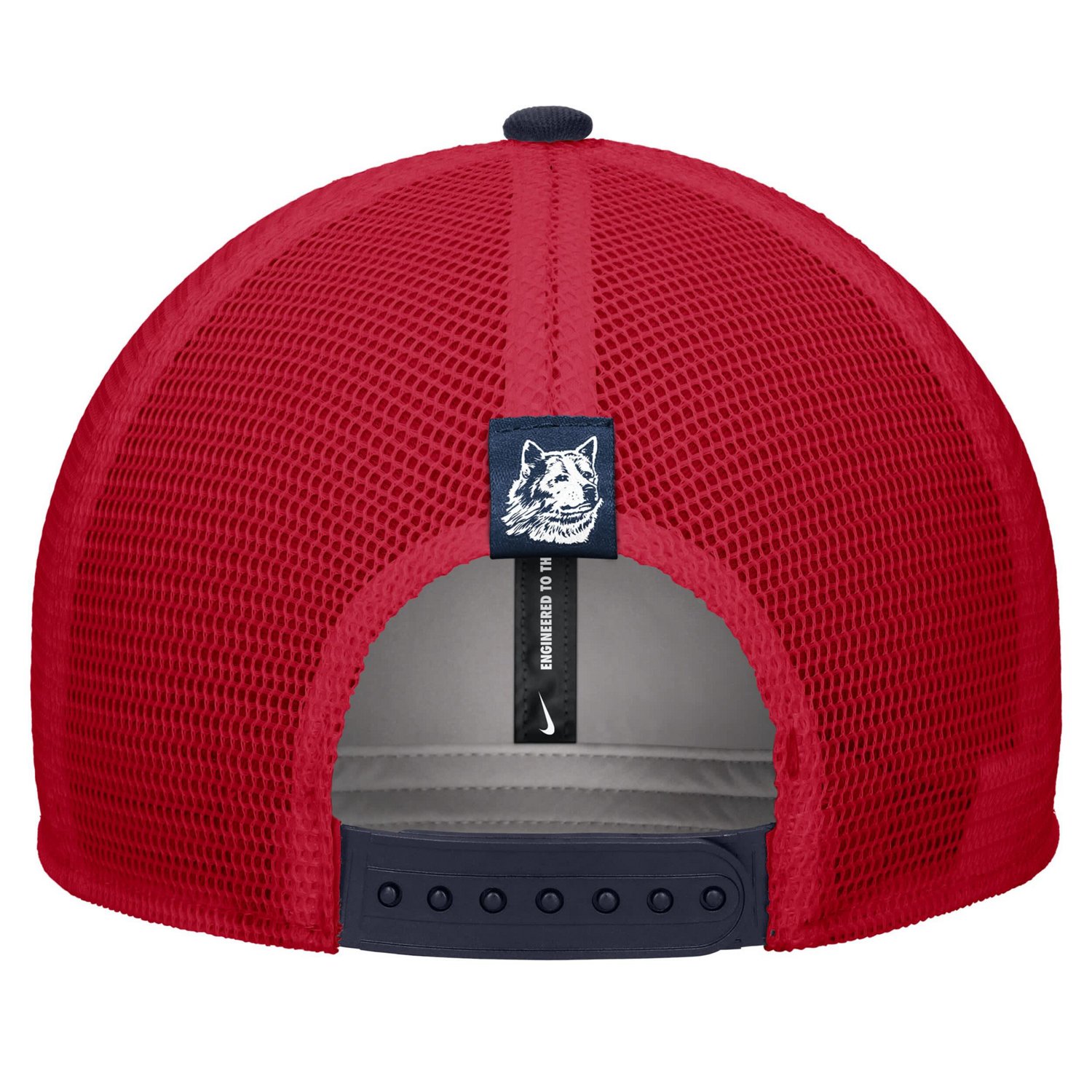 Nike UConn Huskies Vintage Arch Rise Performance Trucker Adjustable Hat - view number 2