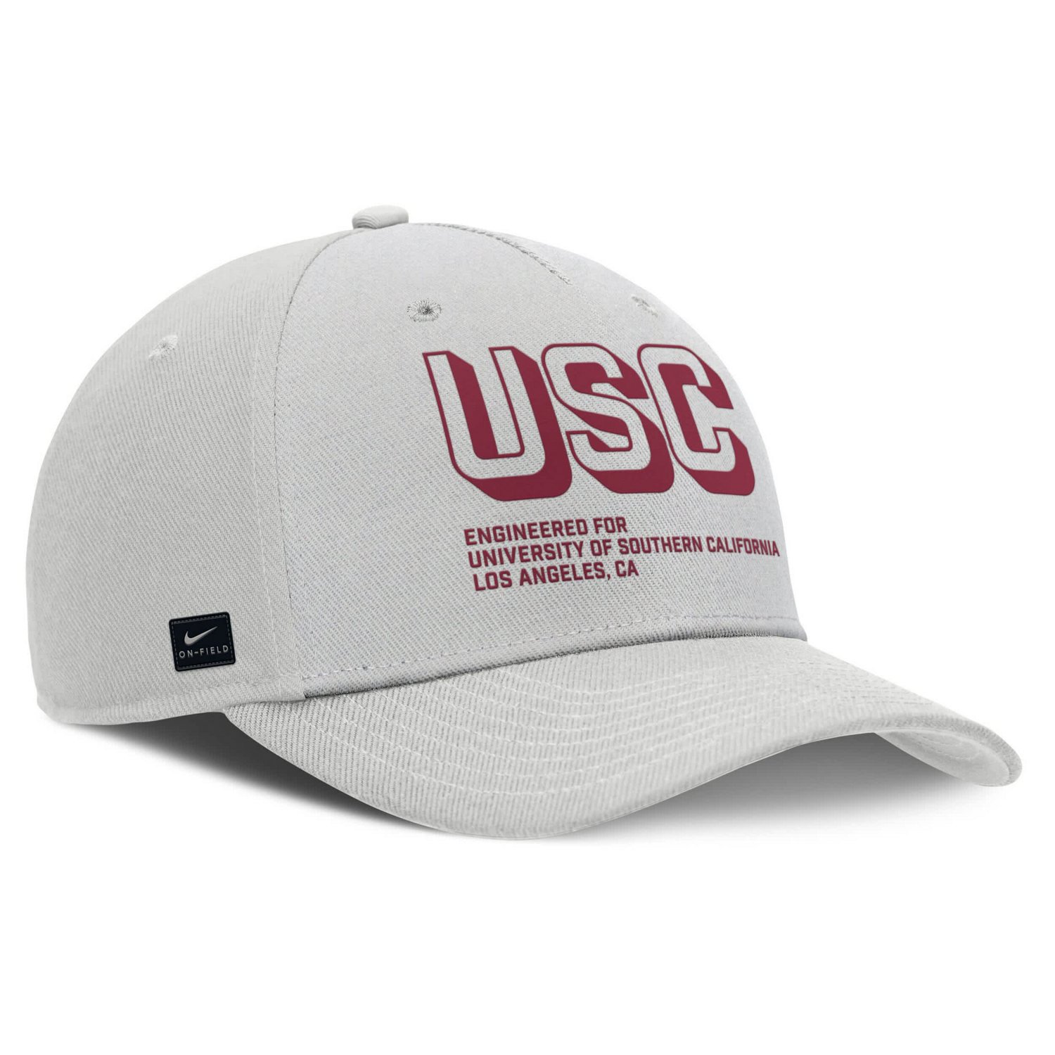 Nike USC Trojans 2025 Sideline Dust Pinched Rise Adjustable Hat - view number 3