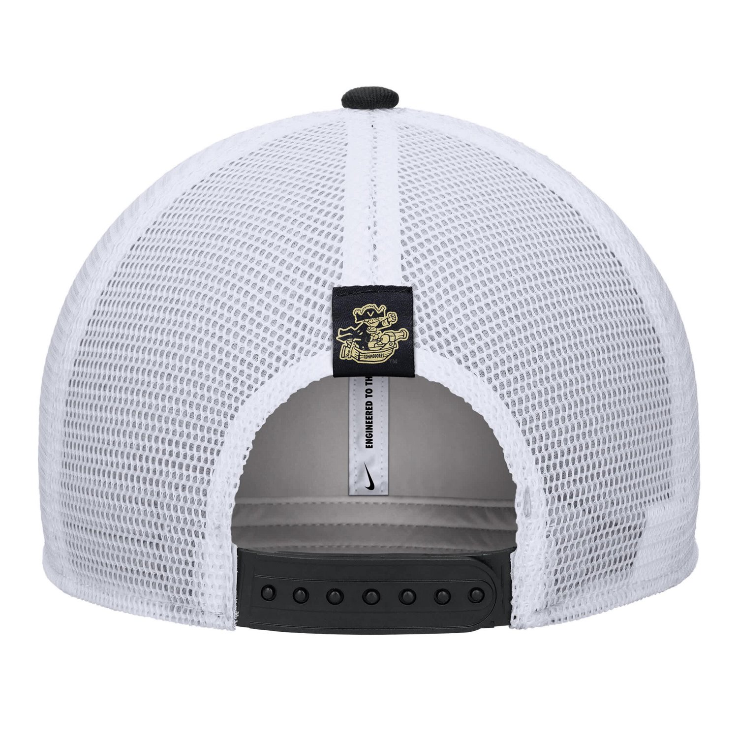 Nike Vanderbilt Commodores Vintage Arch Rise Performance Trucker Adjustable Hat - view number 2