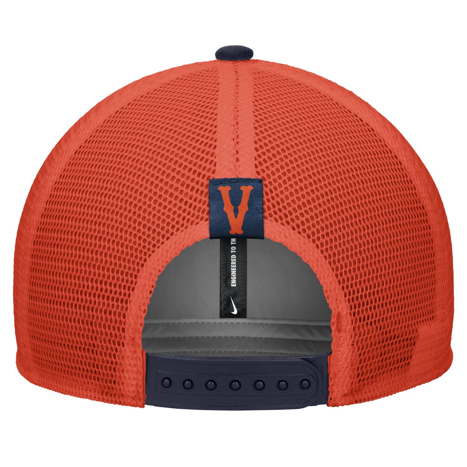 Nike Virginia Cavaliers Vintage Arch Rise Performance Trucker Adjustable Hat - view number 2