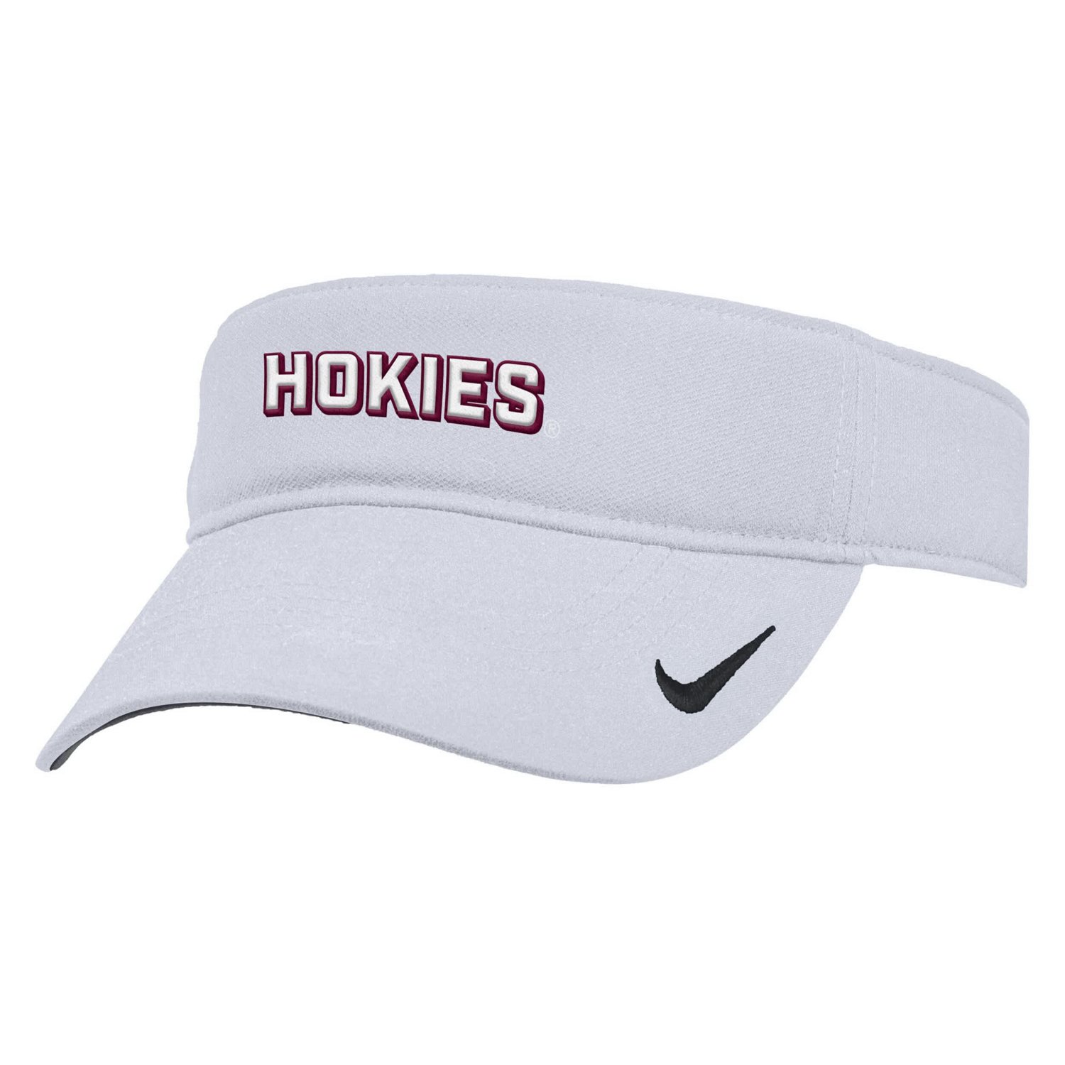 Nike Virginia Tech Hokies 2025 On-Field Ace Performance Adjustable Visor