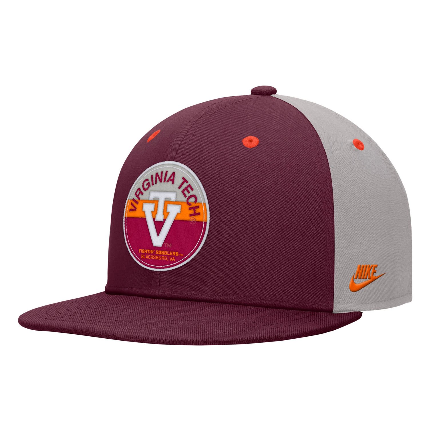 Nike Virginia Tech Hokies Vintage Patch Snapback Hat
