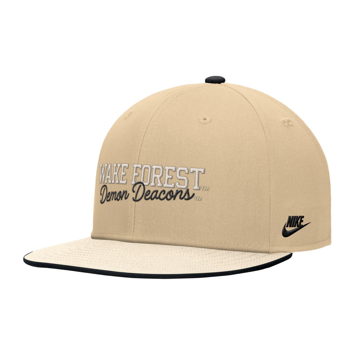 Nike Wake Forest Demon Deacons Vintage Script Pro Dri-FIT Snapback Hat - view number 2