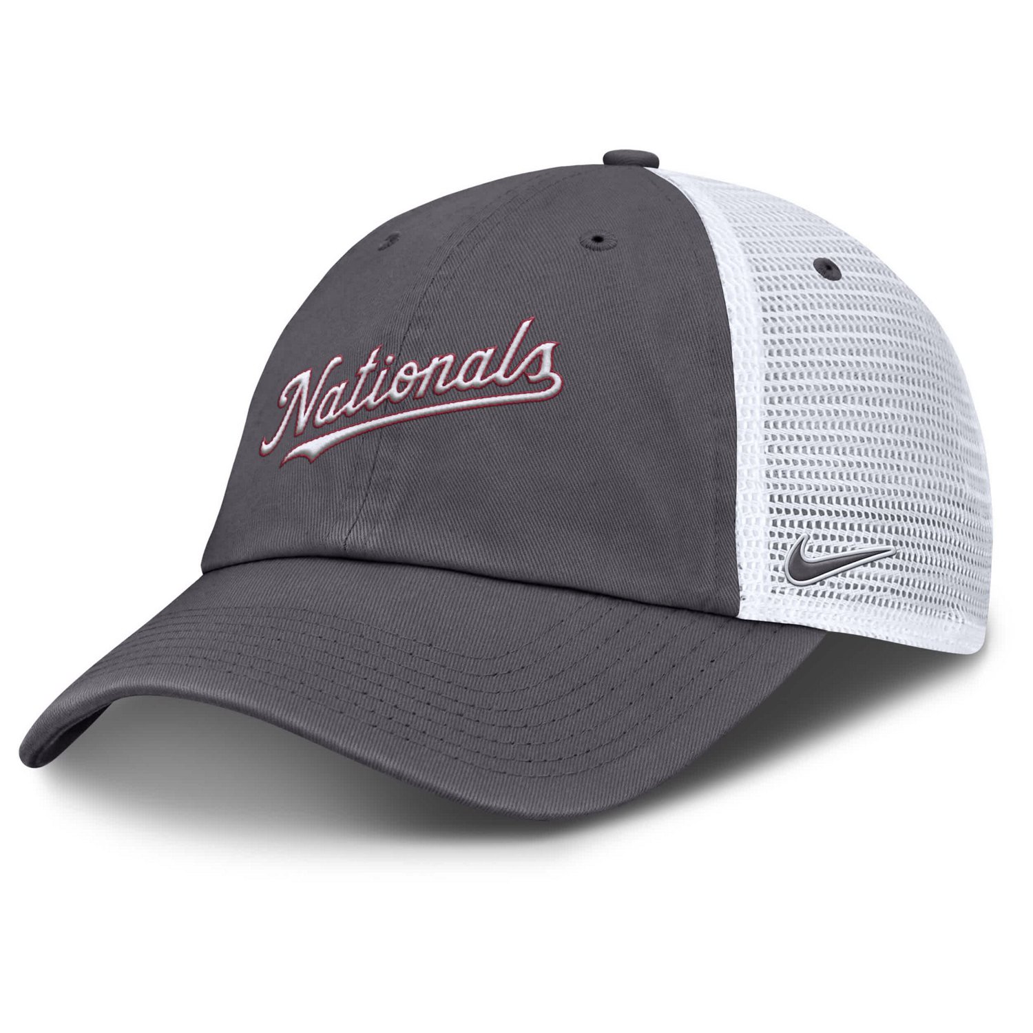 Nike Washington Nationals Wordmark Club Adjustable Trucker Hat - view number 1