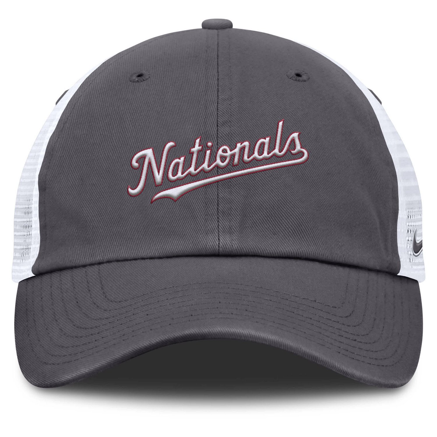 Nike Washington Nationals Wordmark Club Adjustable Trucker Hat - view number 2