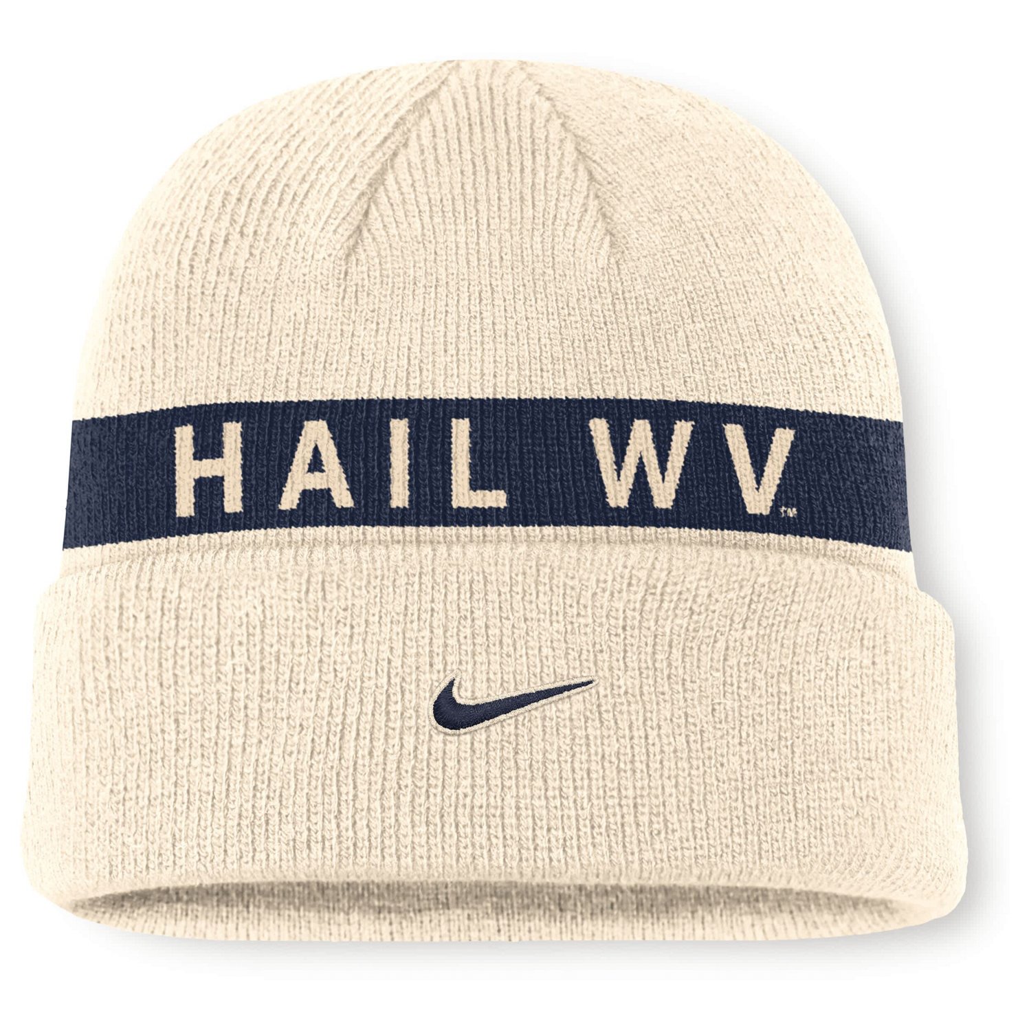 Nike West Virginia Mountaineers Peak Primetime Utility Cuffed Knit Hat - view number 2