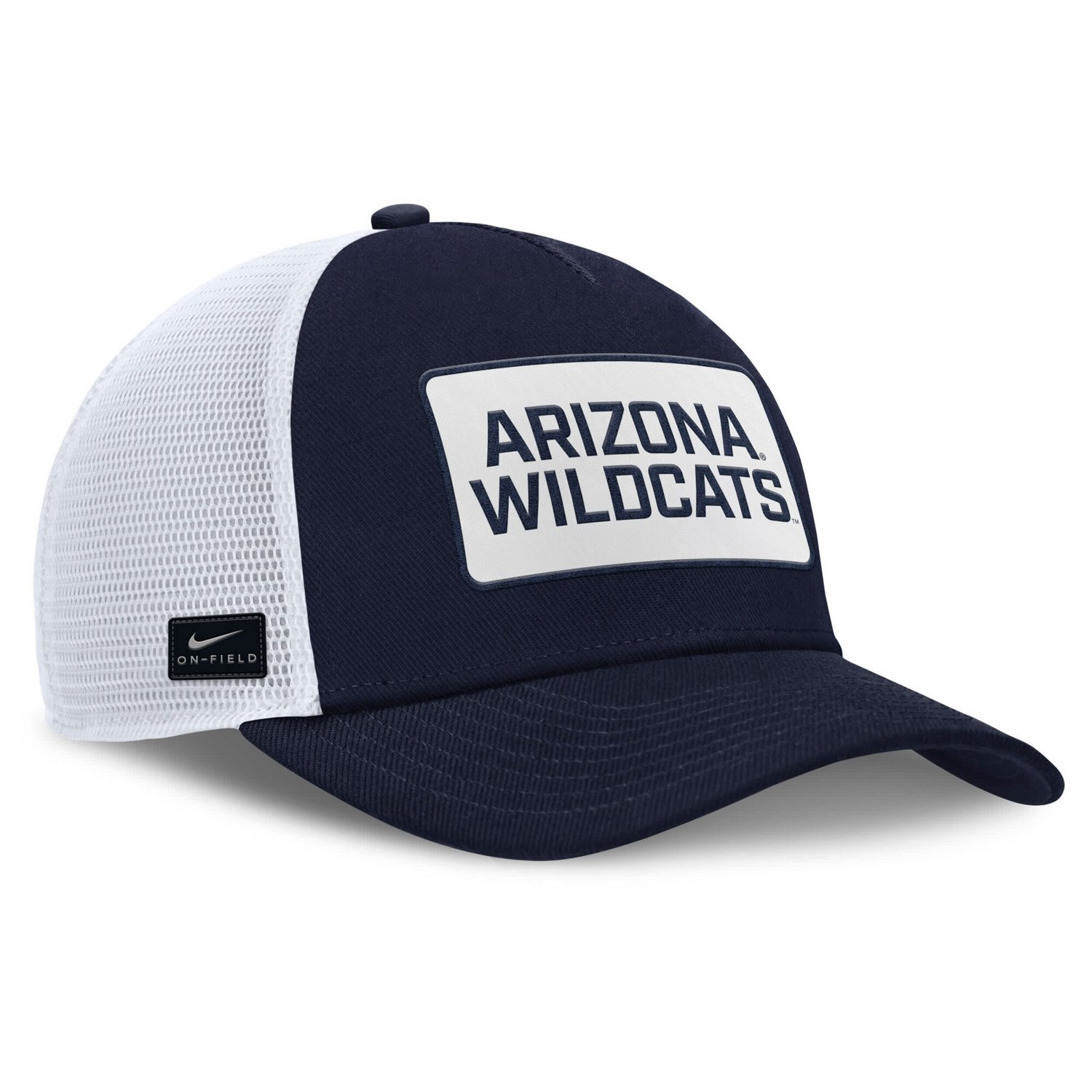 Nike White Arizona Wildcats 2025 On-Field Rise Patch Trucker Adjustable Hat - view number 3