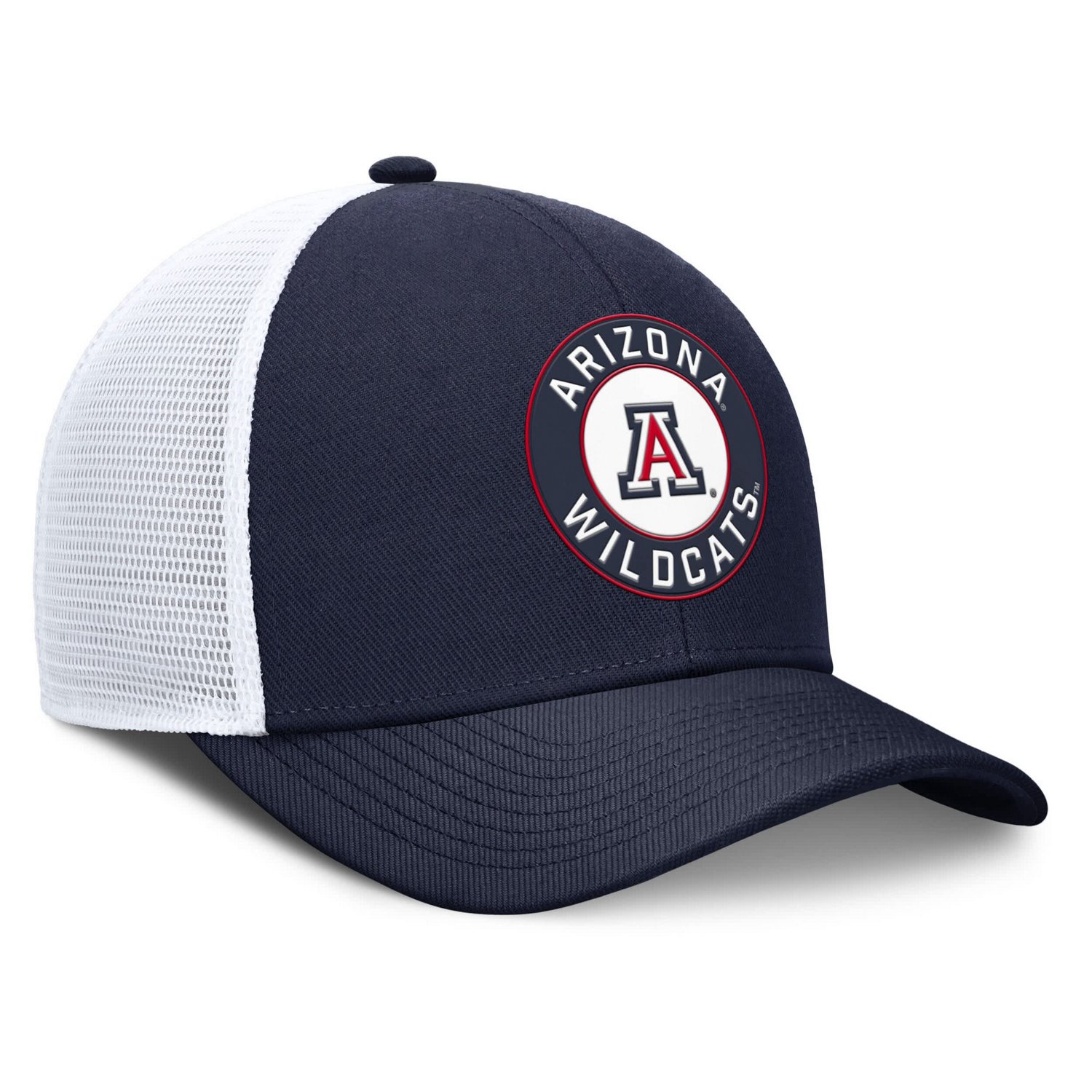 Nike White Arizona Wildcats Rise Primetime Performance Trucker Adjustable Hat - view number 3