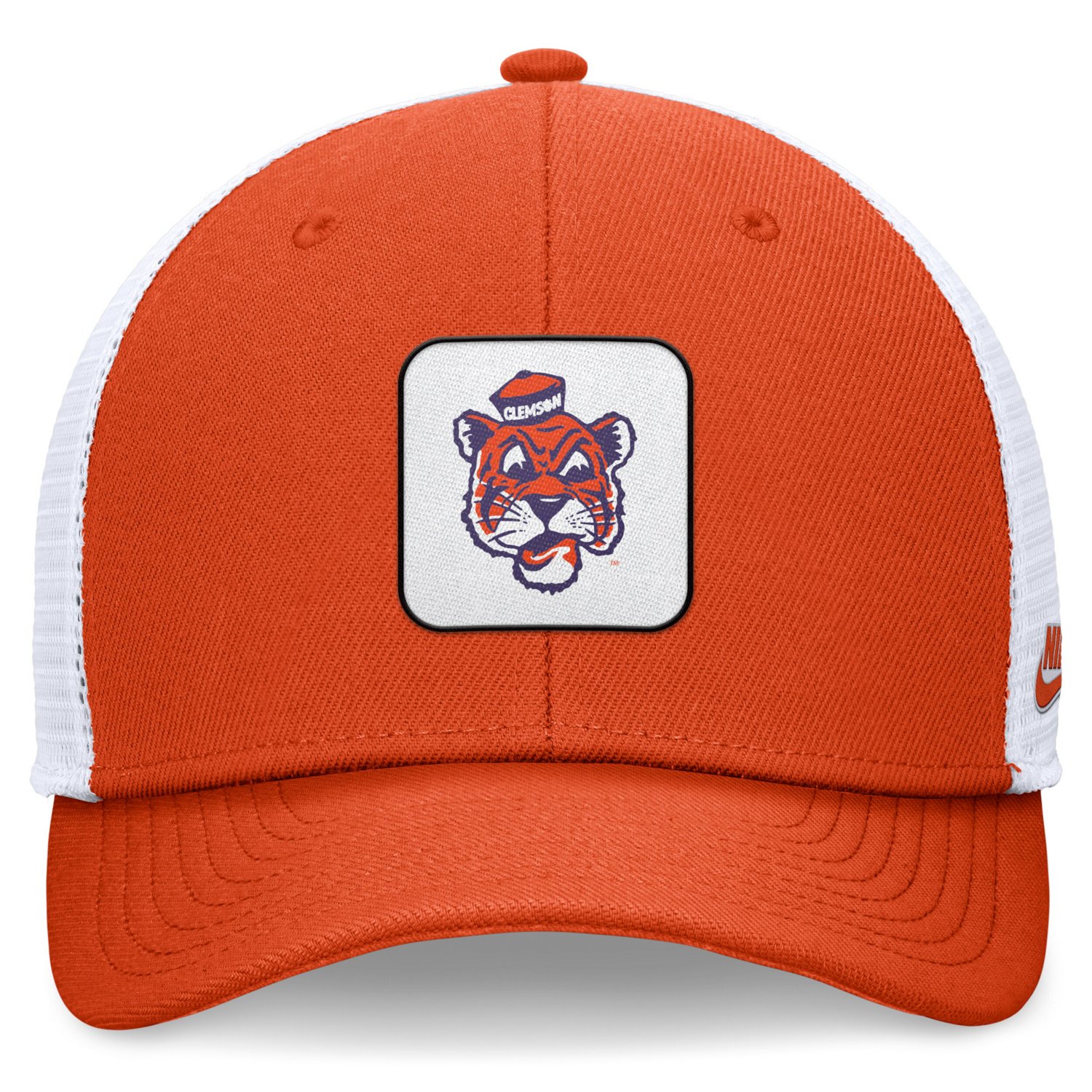 Nike White Clemson Tigers Legacy Rise Mascot Trucker Adjustable Hat                                                              - view number 2