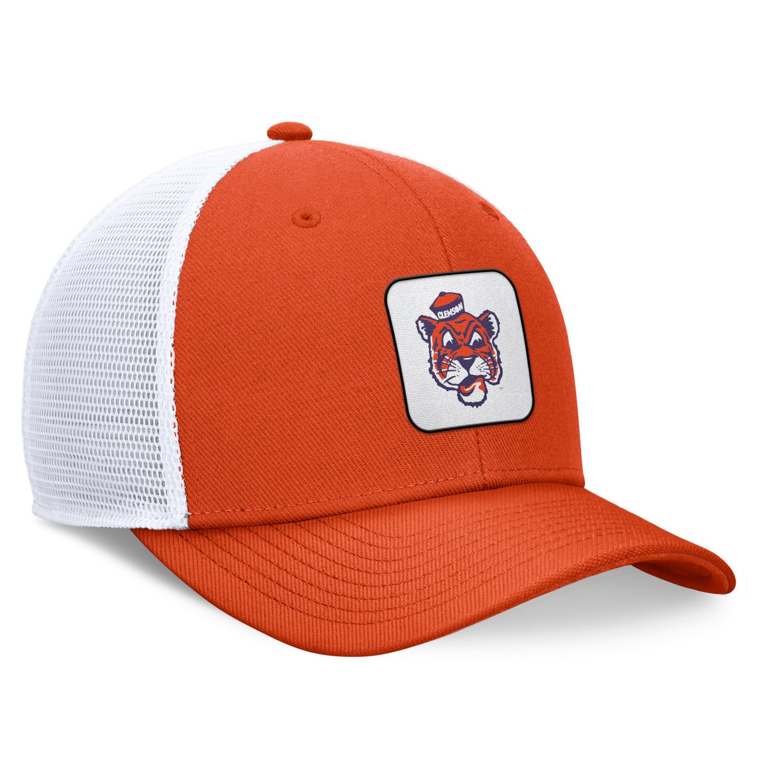 Nike White Clemson Tigers Legacy Rise Mascot Trucker Adjustable Hat                                                              - view number 3