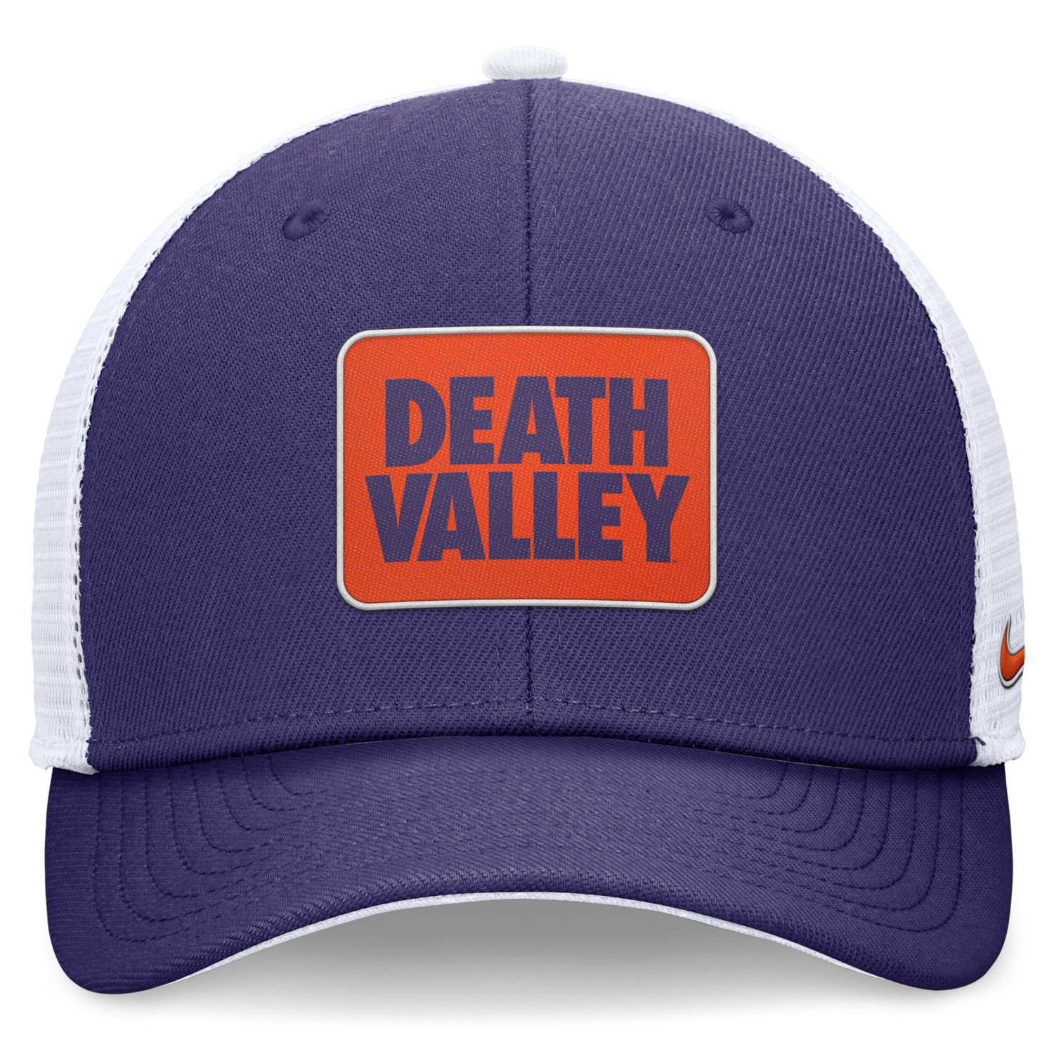 Nike White Clemson Tigers Local Rise Trucker Adjustable Hat - view number 2