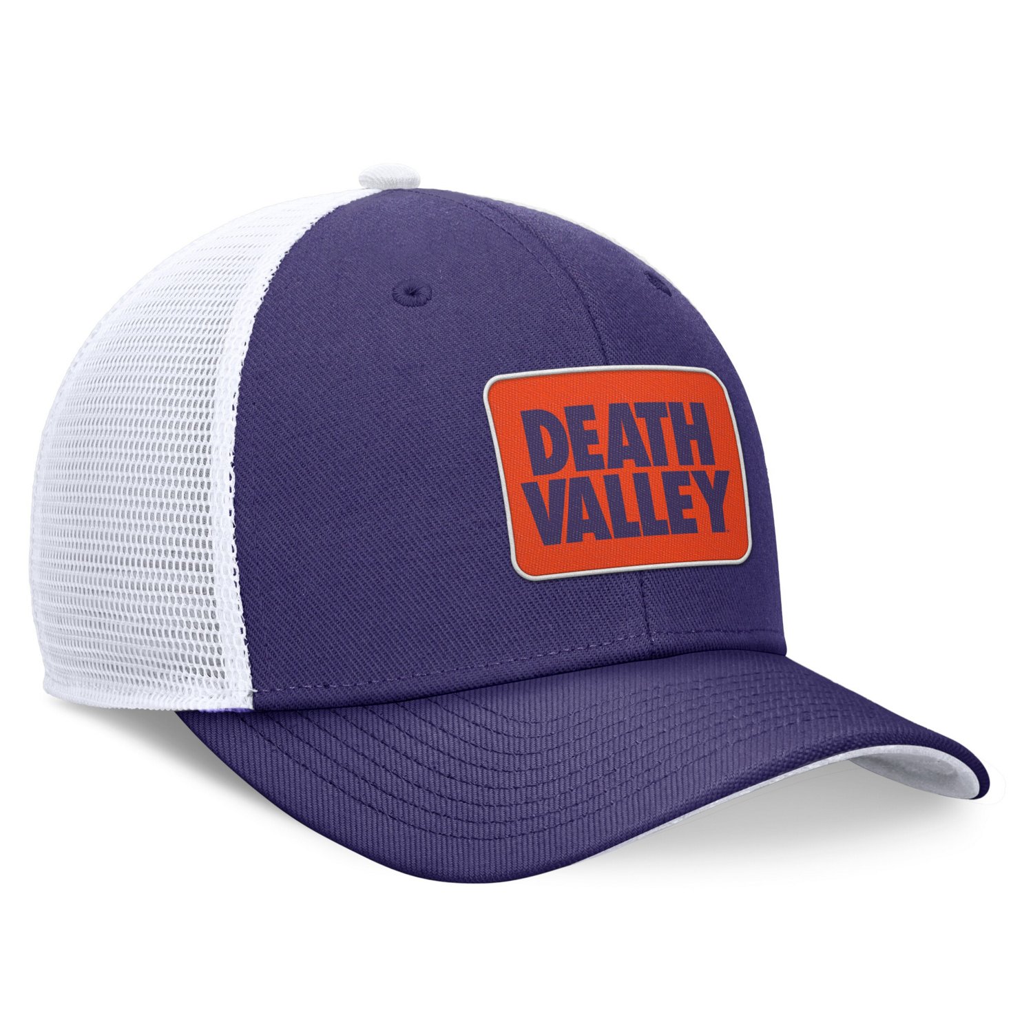 Nike White Clemson Tigers Local Rise Trucker Adjustable Hat - view number 3