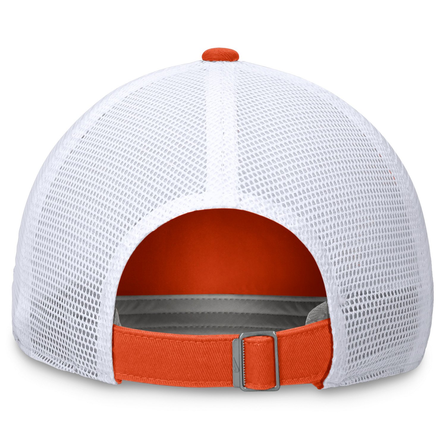 Nike /White Clemson Tigers Primetime Club Trucker Adjustable Hat                                                                 - view number 4