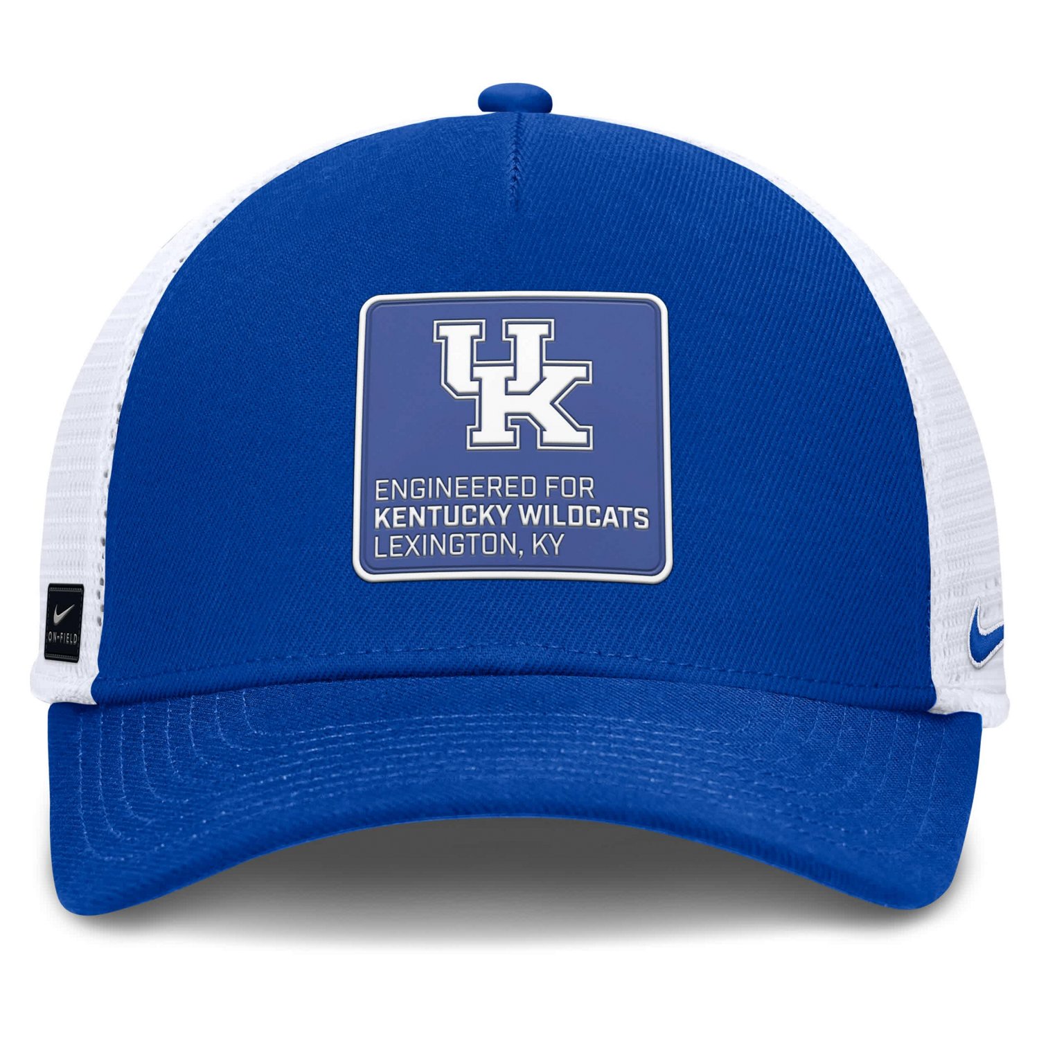 Nike White Kentucky Wildcats 2025 On-Field Rise Engineered Trucker Adjustable Hat
