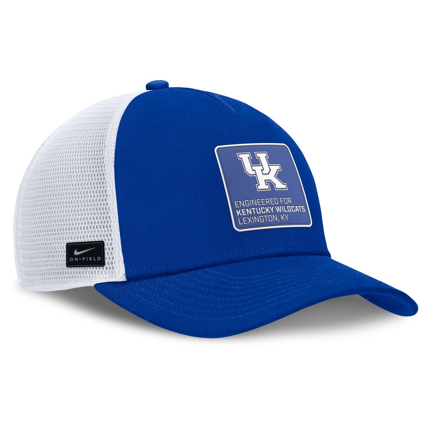 Nike White Kentucky Wildcats 2025 On-Field Rise Engineered Trucker Adjustable Hat