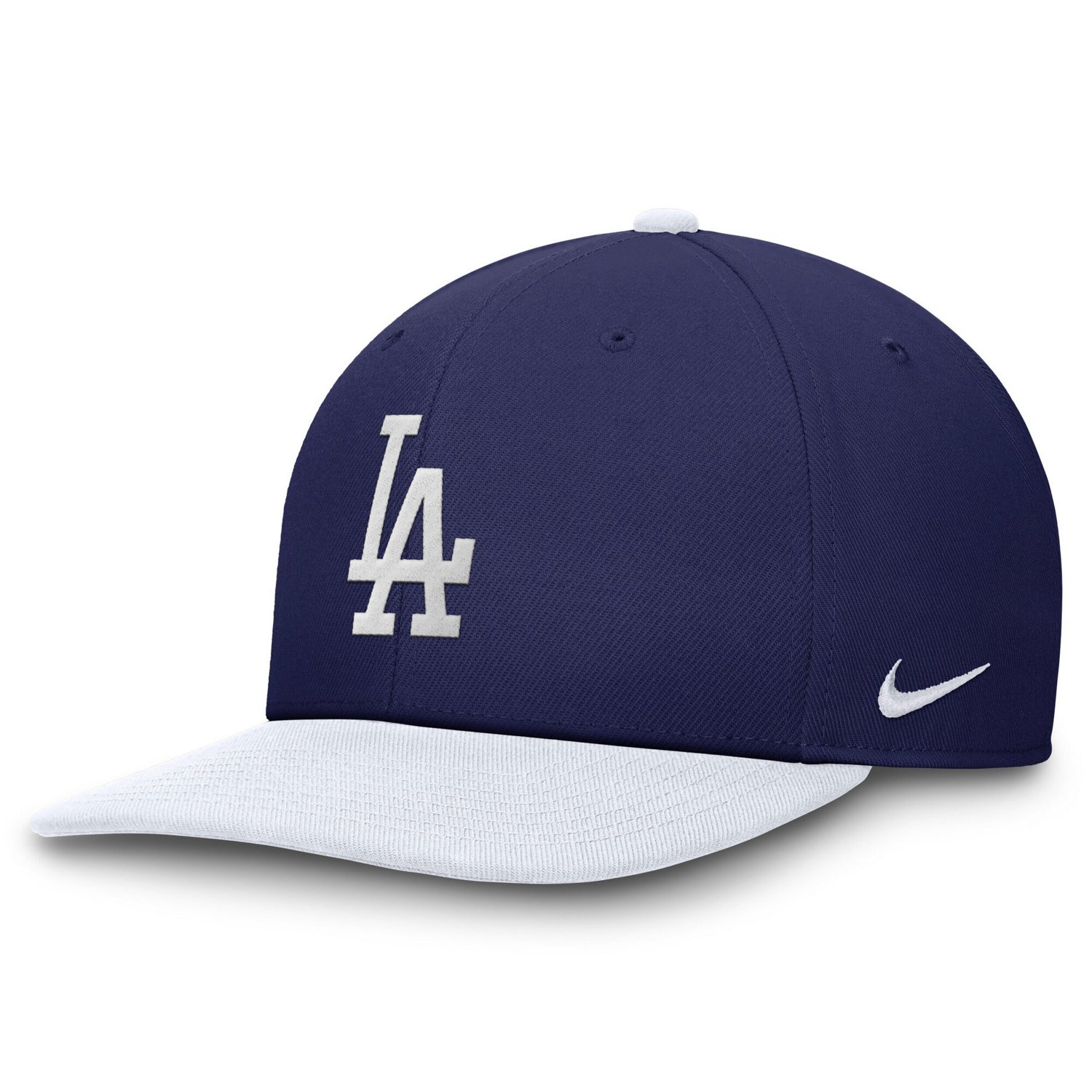 Nike White Los Angeles Dodgers Pro Dri-FIT Snapback Hat