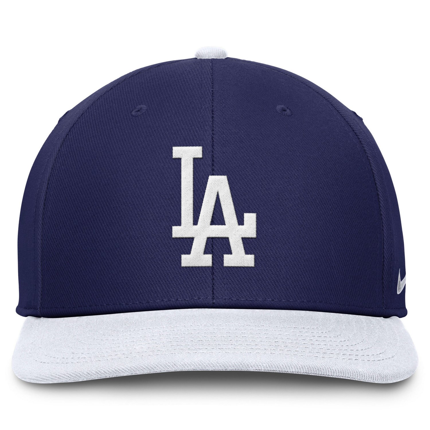 Nike White Los Angeles Dodgers Pro Dri-FIT Snapback Hat