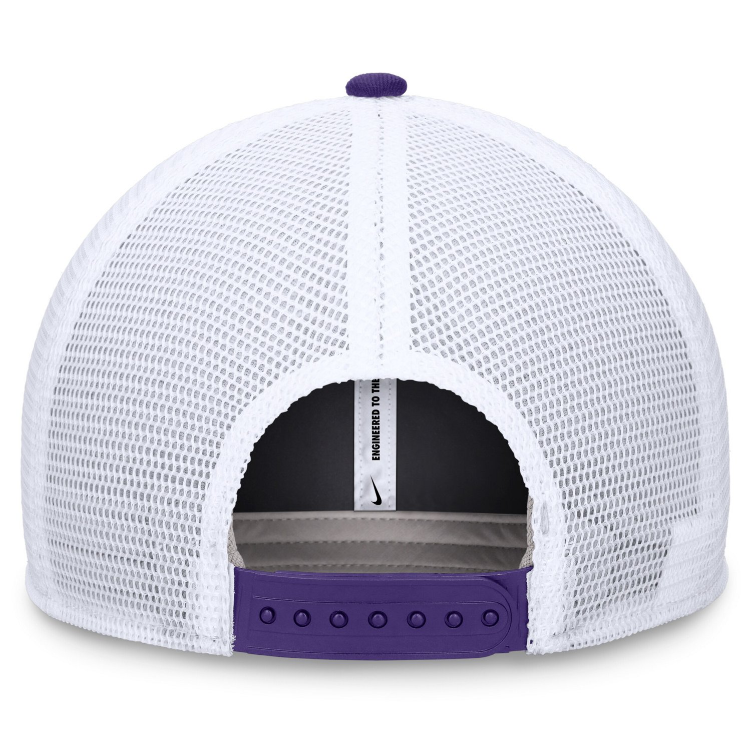 Nike White LSU Tigers Legacy Rise Mascot Trucker Adjustable Hat - view number 4