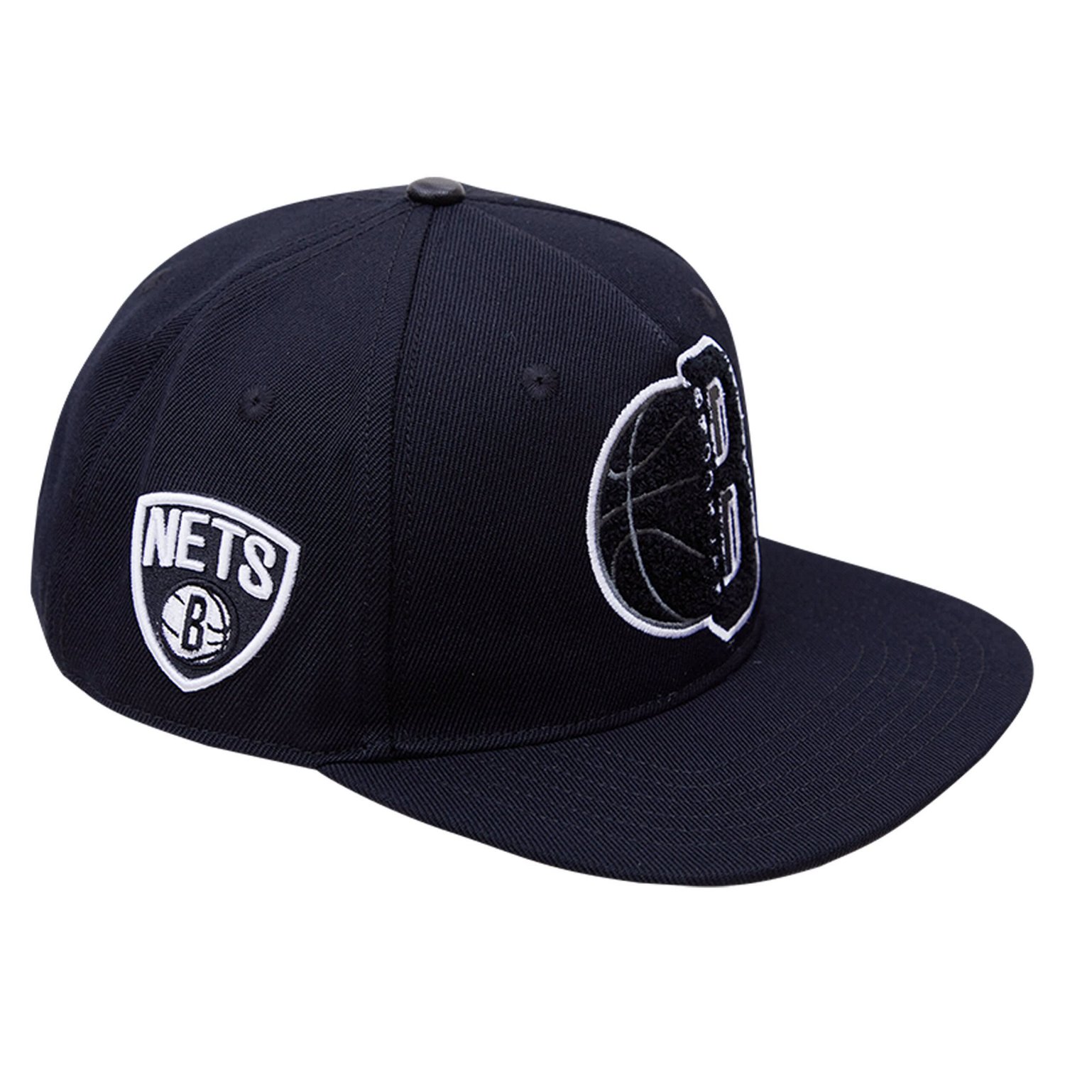 Pro Standard Brooklyn Nets Mashup Logos Snapback Hat - view number 3
