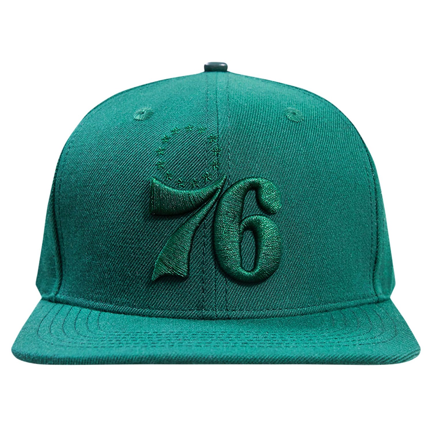 Pro Standard Forest Philadelphia 76ers Tonal Logo Snapback Hat