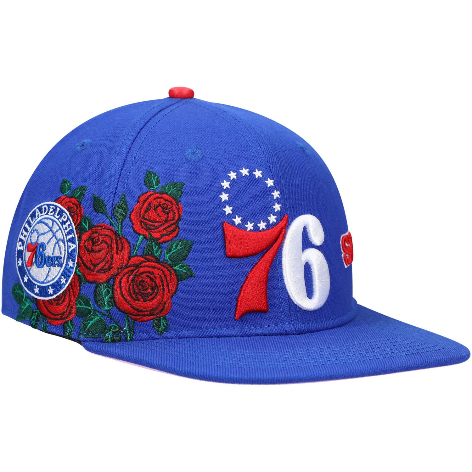 Pro Standard Philadelphia 76ers Roses Snapback Hat