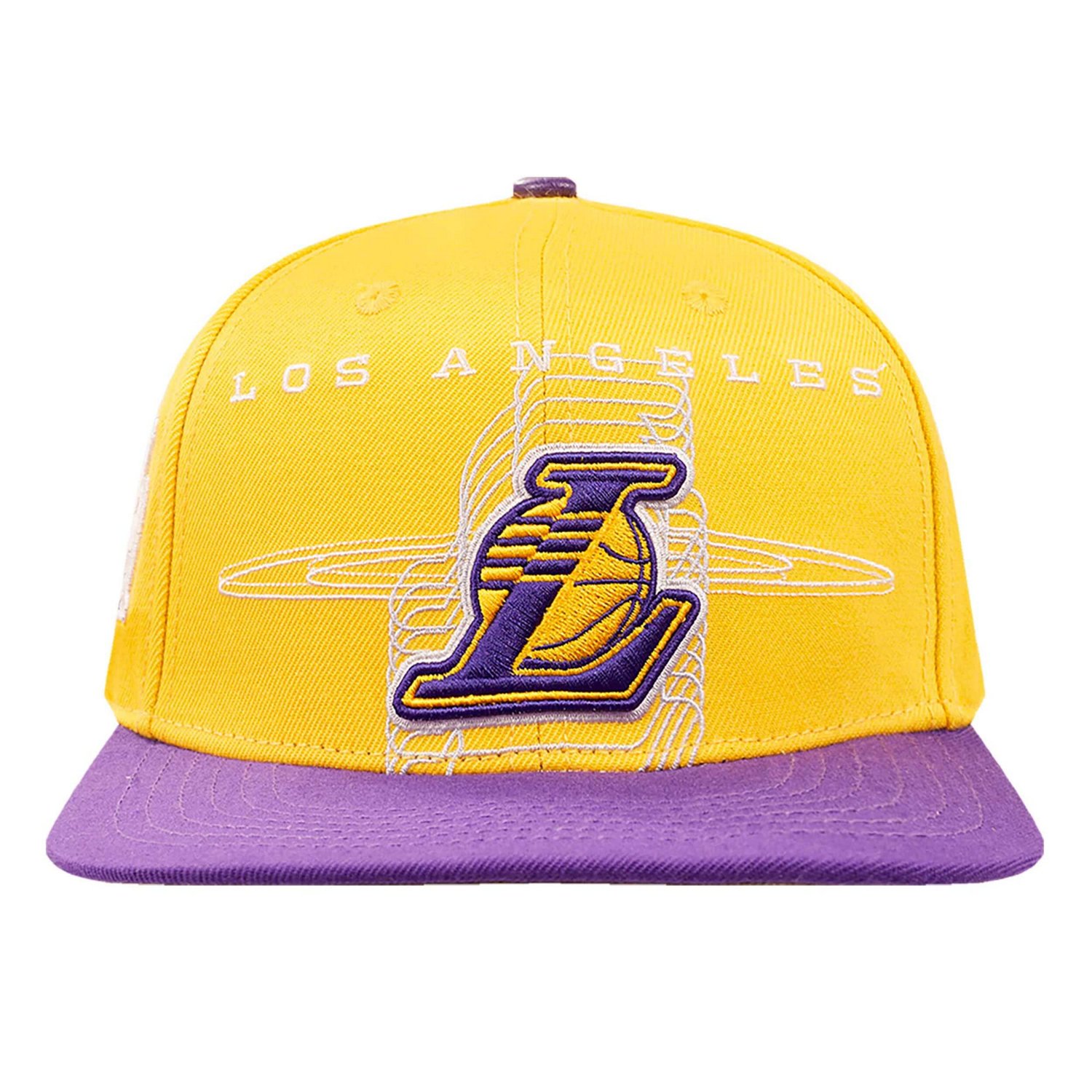 Pro Standard Purple Los Angeles Lakers Logo Morph Snapback Hat - view number 2