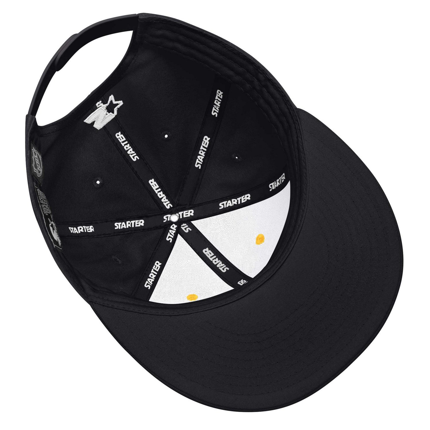 Starter Gold Boston Bruins Primary Logo Two-Tone Adjustable Hat                                                                  - view number 3