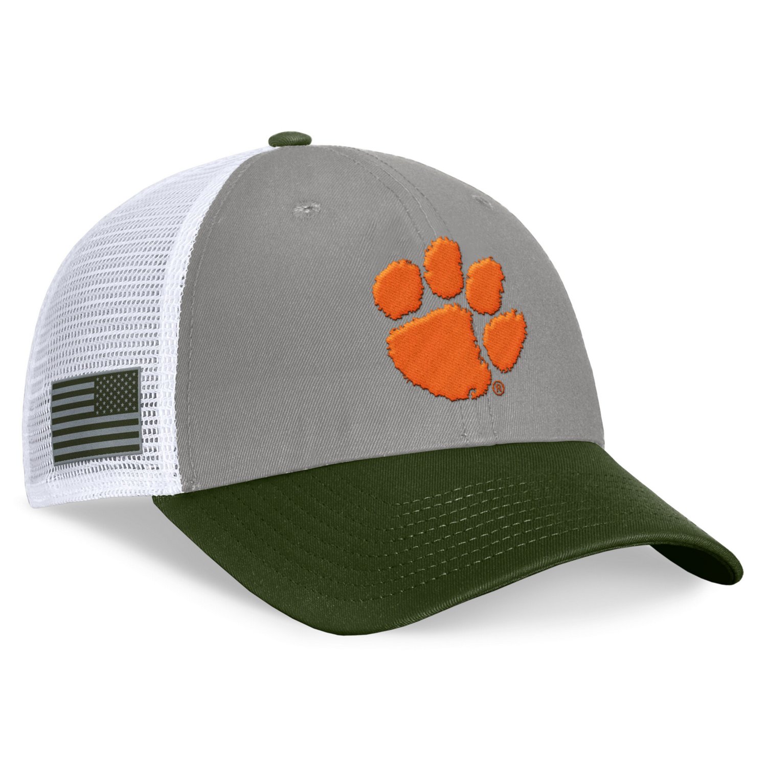 Top of the World / Clemson Tigers OHT Military Appreciation Badge Trucker Adjustable Hat - view number 3