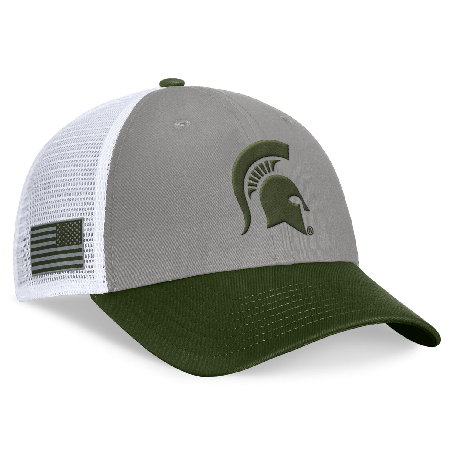 Top of the World / Michigan State Spartans OHT Military Appreciation Badge Trucker Adjustable Hat - view number 3