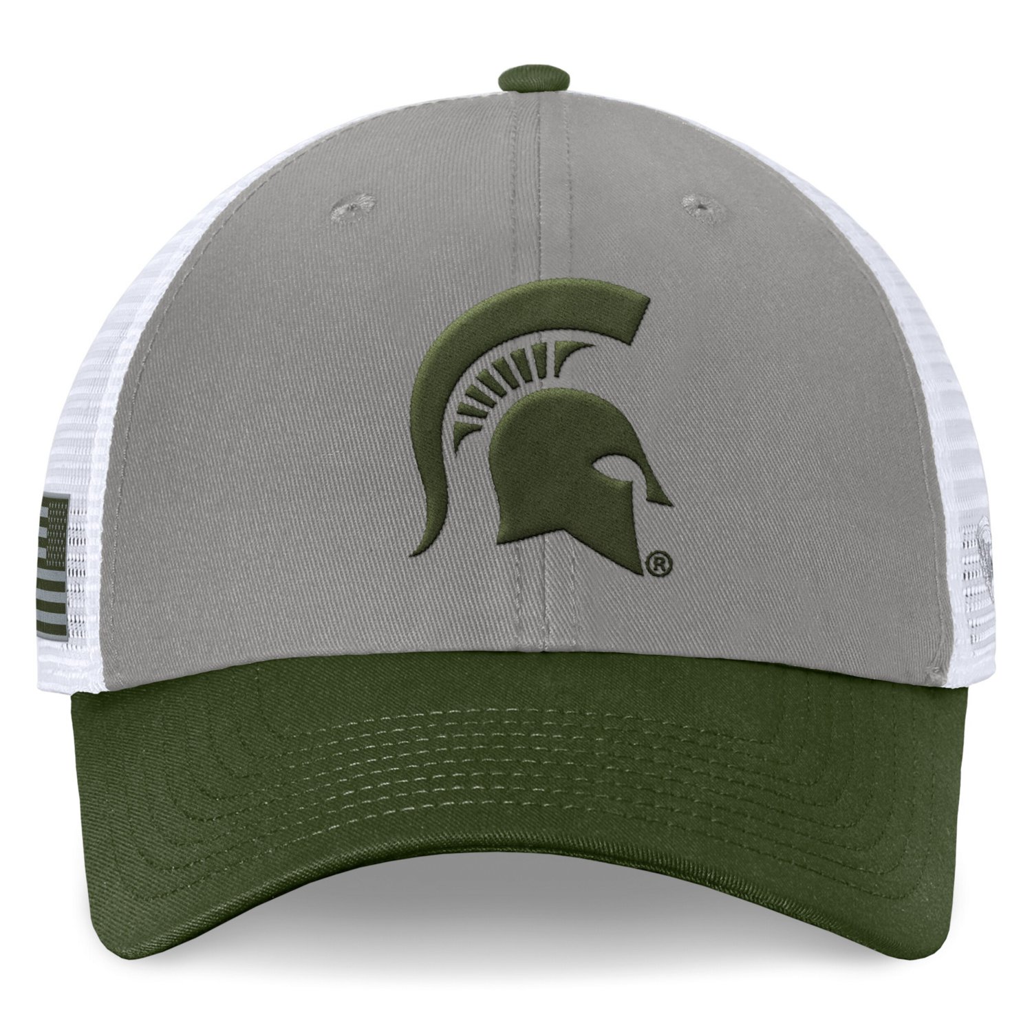 Top of the World / Michigan State Spartans OHT Military Appreciation Badge Trucker Adjustable Hat - view number 2