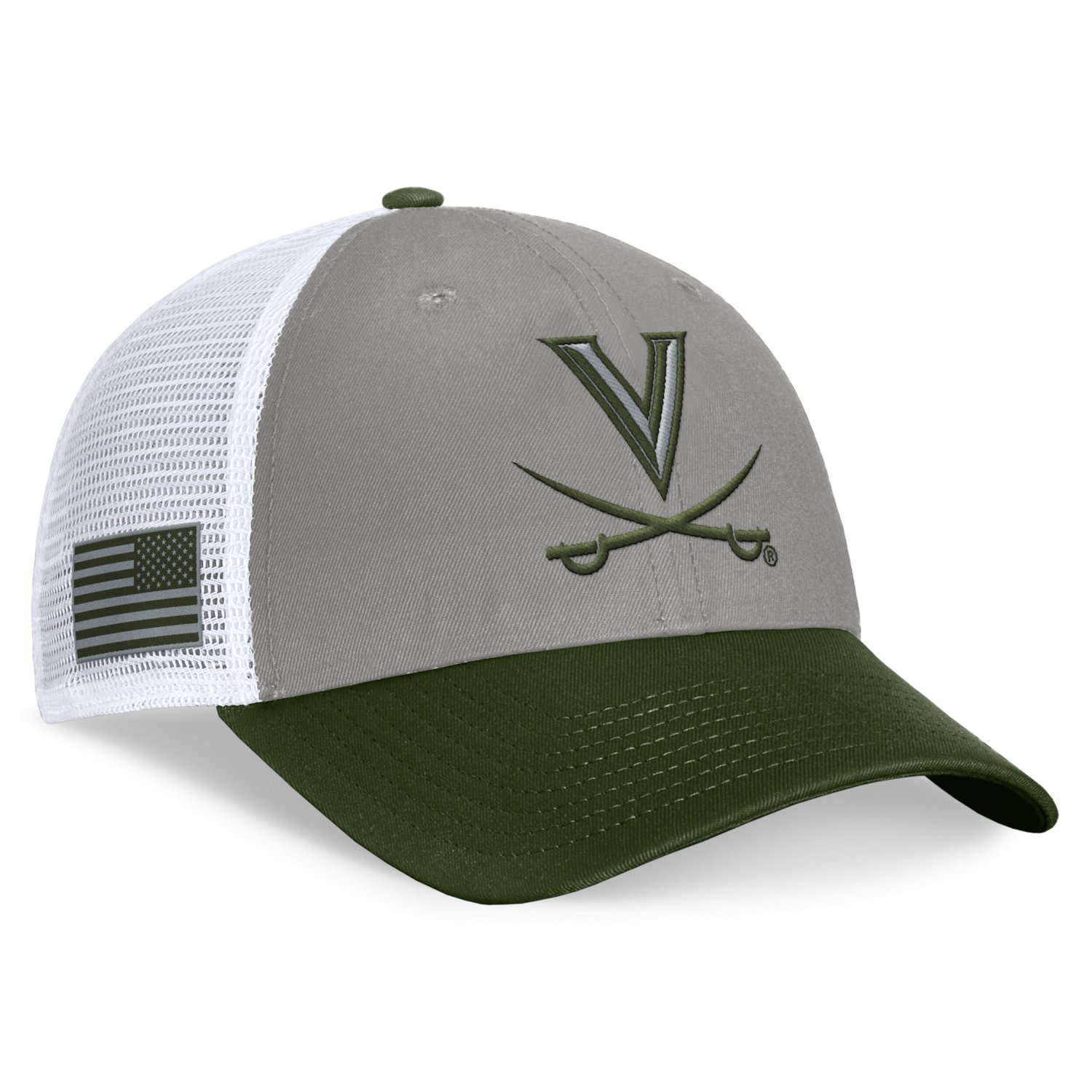 Top of the World / Virginia Cavaliers OHT Military Appreciation Badge Trucker Adjustable Hat - view number 3