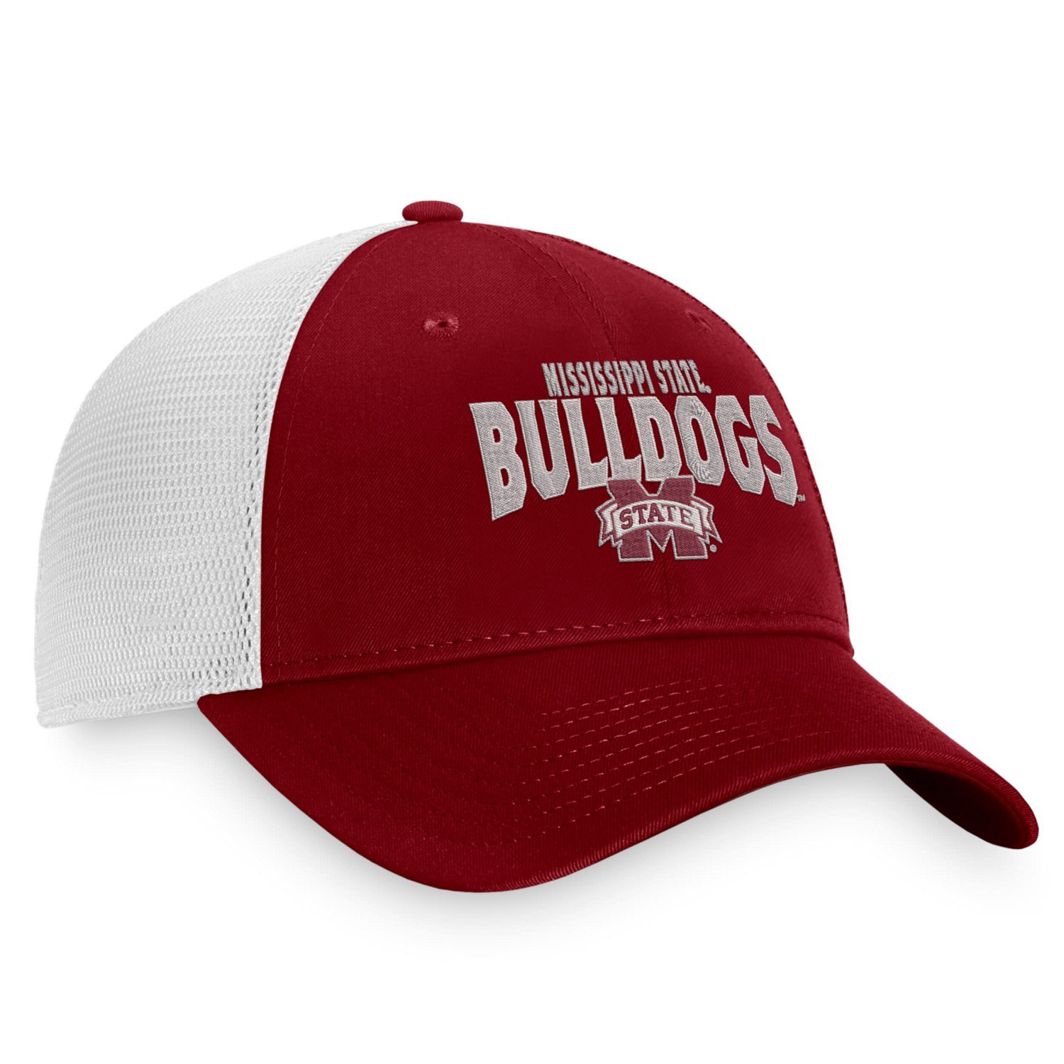 Top of the World / Mississippi State Bulldogs Breakout Trucker Snapback Hat - view number 3