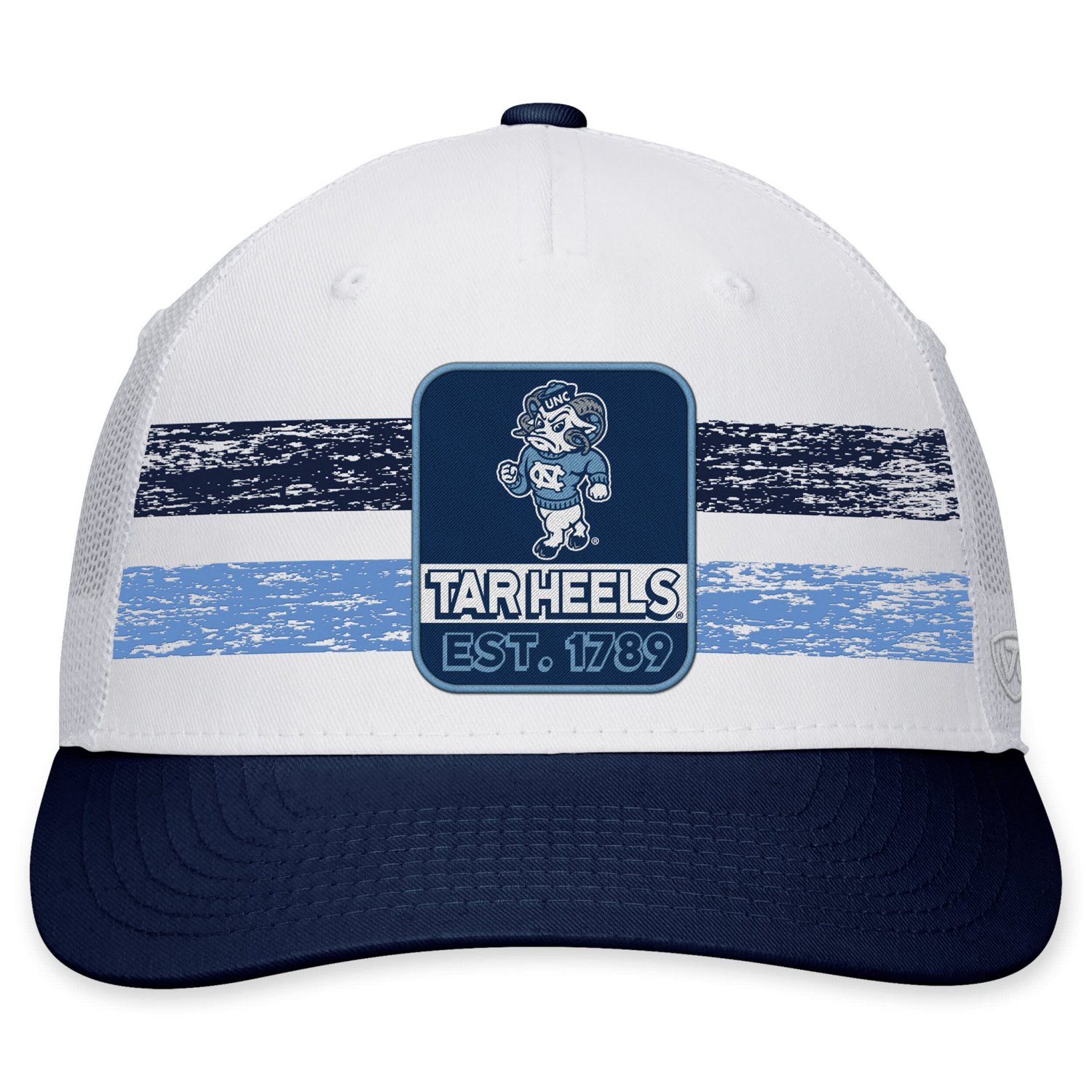 Top of the World /Navy North Carolina Tar Heels Retro Fade Snapback Hat                                                          - view number 2