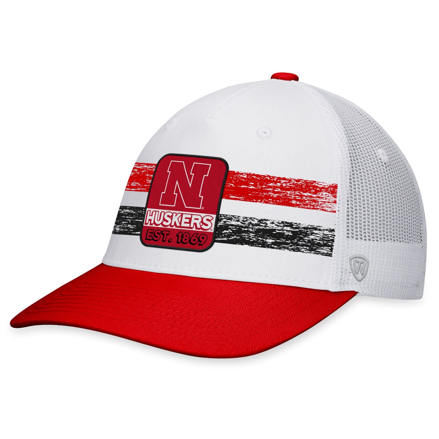 Top of the World /Scarlet Nebraska Huskers Retro Fade Snapback Hat